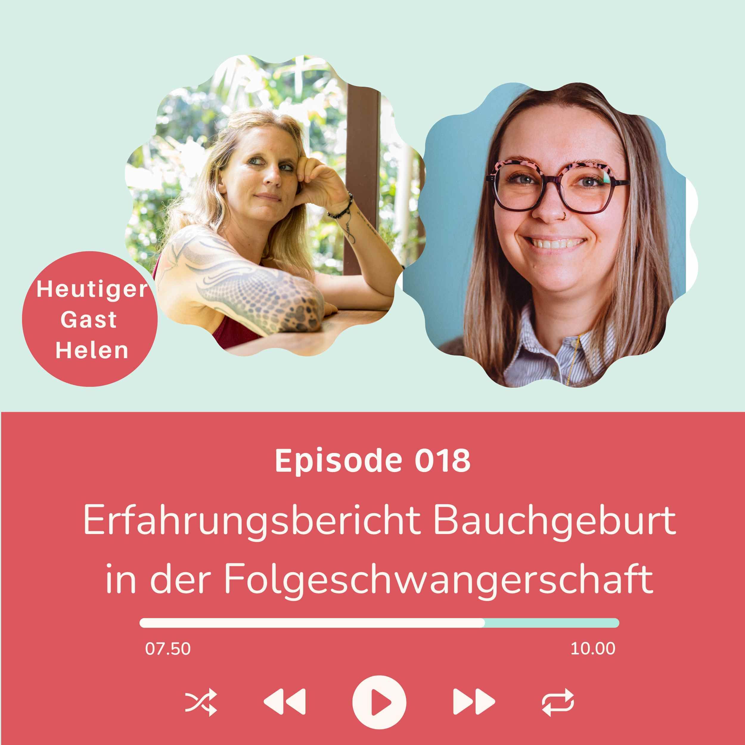 Folge 018 - Erfahrungsbericht zur geplanten Bauchgeburt in der Folgeschwangerschaft nach einem Sternenkind