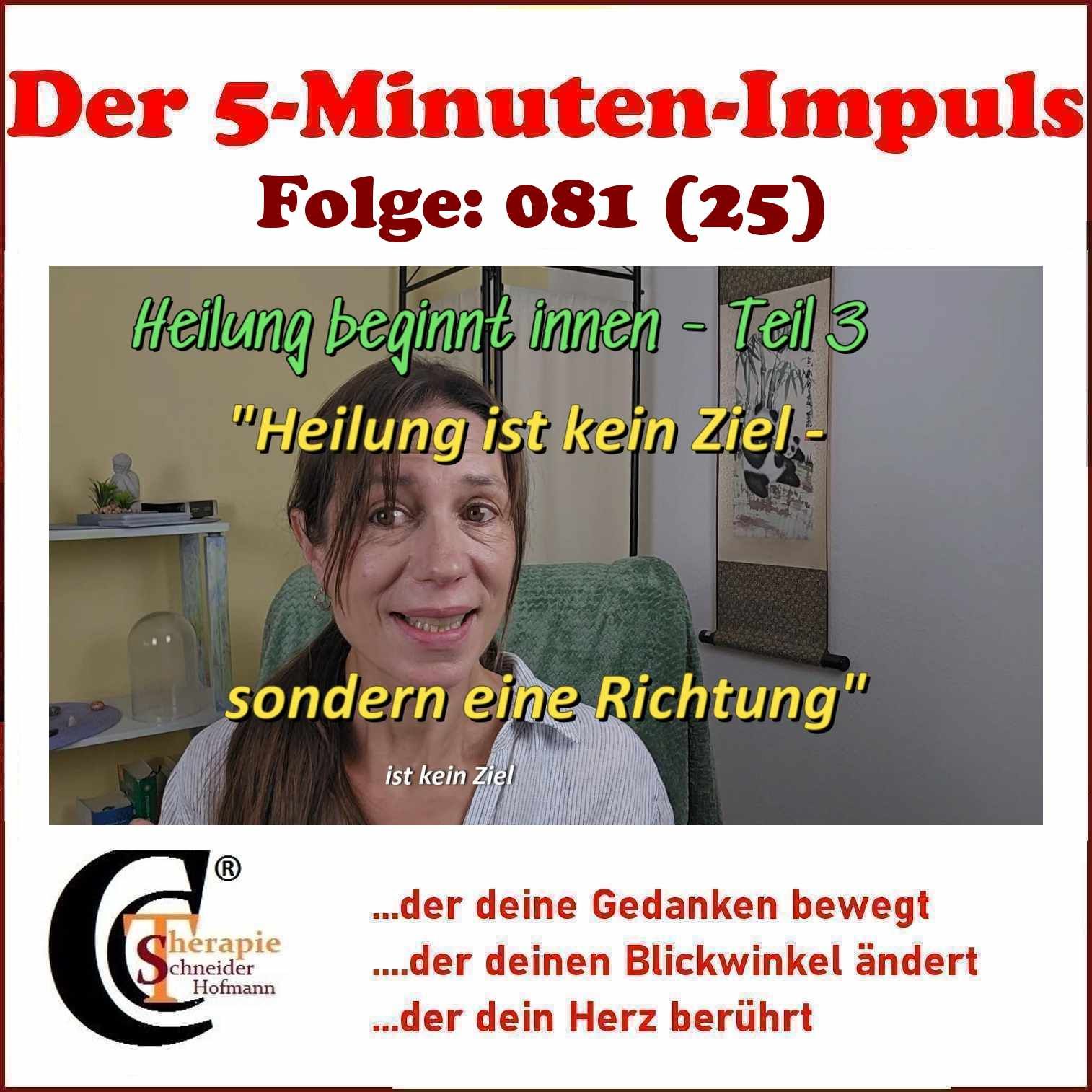 Folge #081: "Heilung ist kein Ziel - sondern eine Richtung" Teil 3