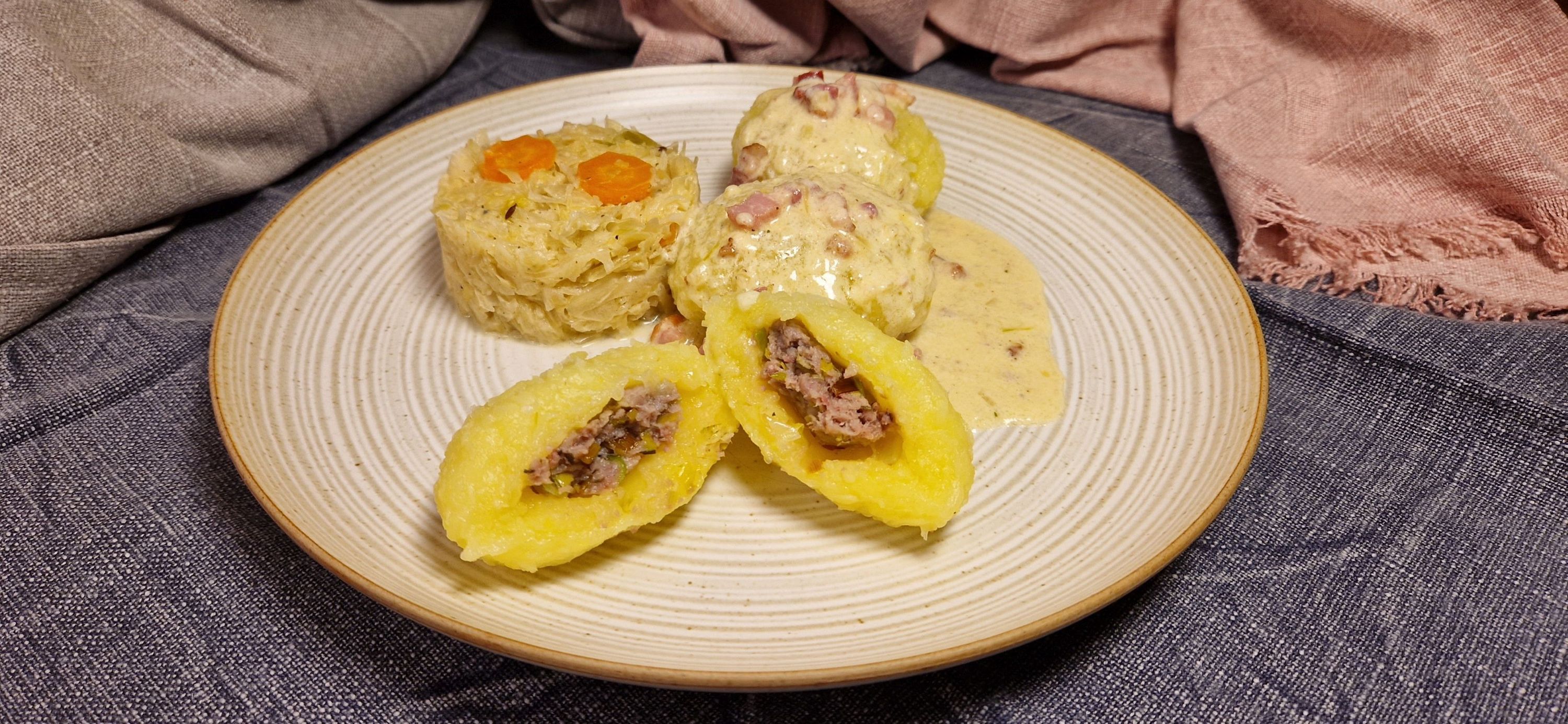 Folge 103 - Kochen wie im Saarland: Gefillde (Gefüllte Kartoffelklöße mit Specksahnesauce)
