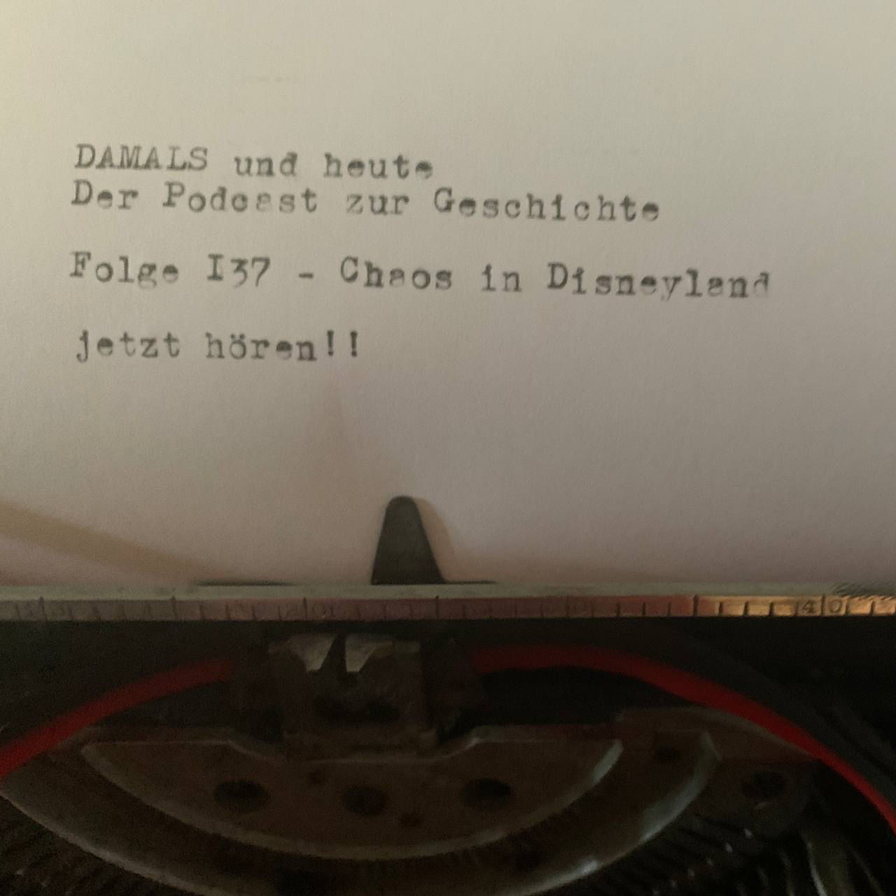 Folge 137 - Chaos in Disneyland