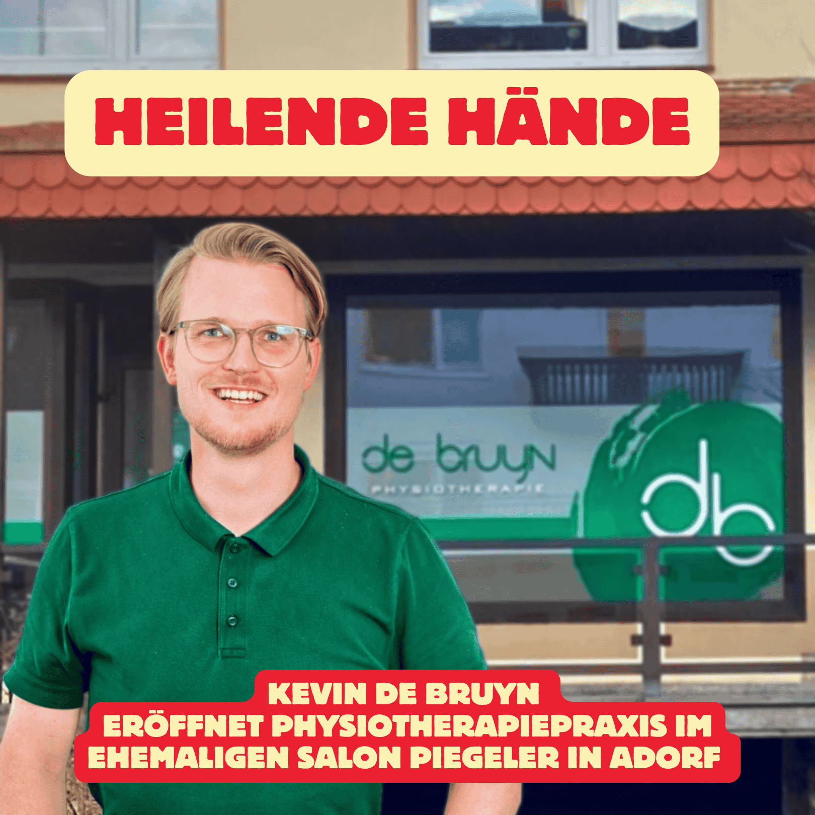 Folge 157: Heilende Hände - Kevin de Bruyn eröffnet Physiotherapie in Adorf