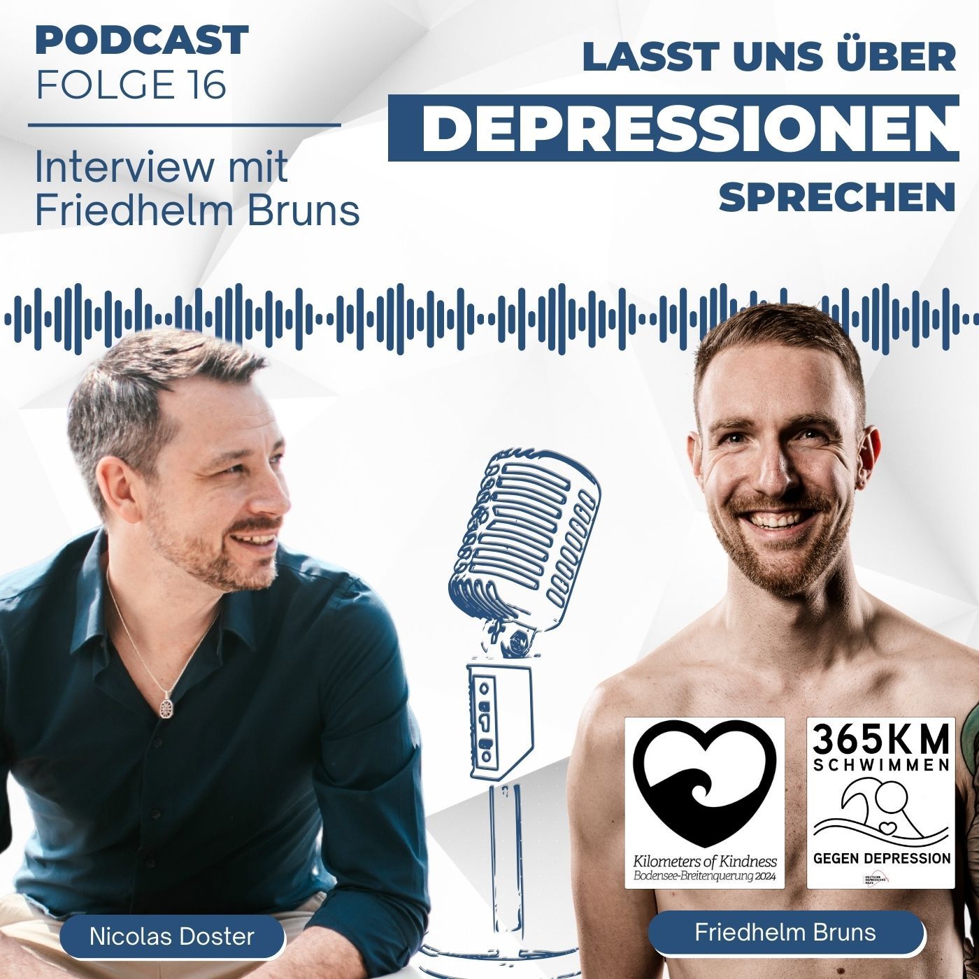 Folge 16 - 365 Km Schwimmen gegen Depression - Interview mit Friedhelm Bruns