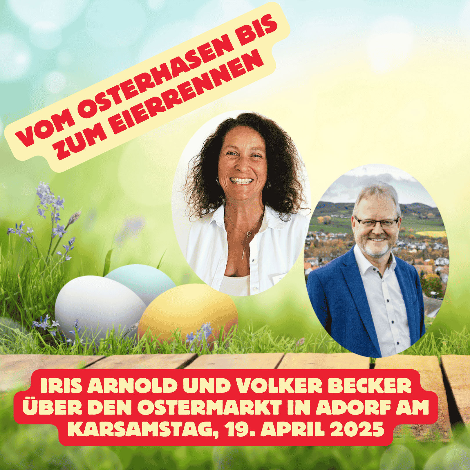 Folge 160: Vom Osterhasen bis zum Eierrennen - der Ostermarkt in Adorf am 19. April