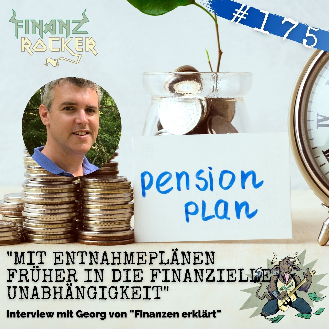 Folge 175: "Mit Entnahmeplänen früher in die finanzielle Unabhängigkeit" - Interview mit Georg von "Finanzen? Erklärt!"