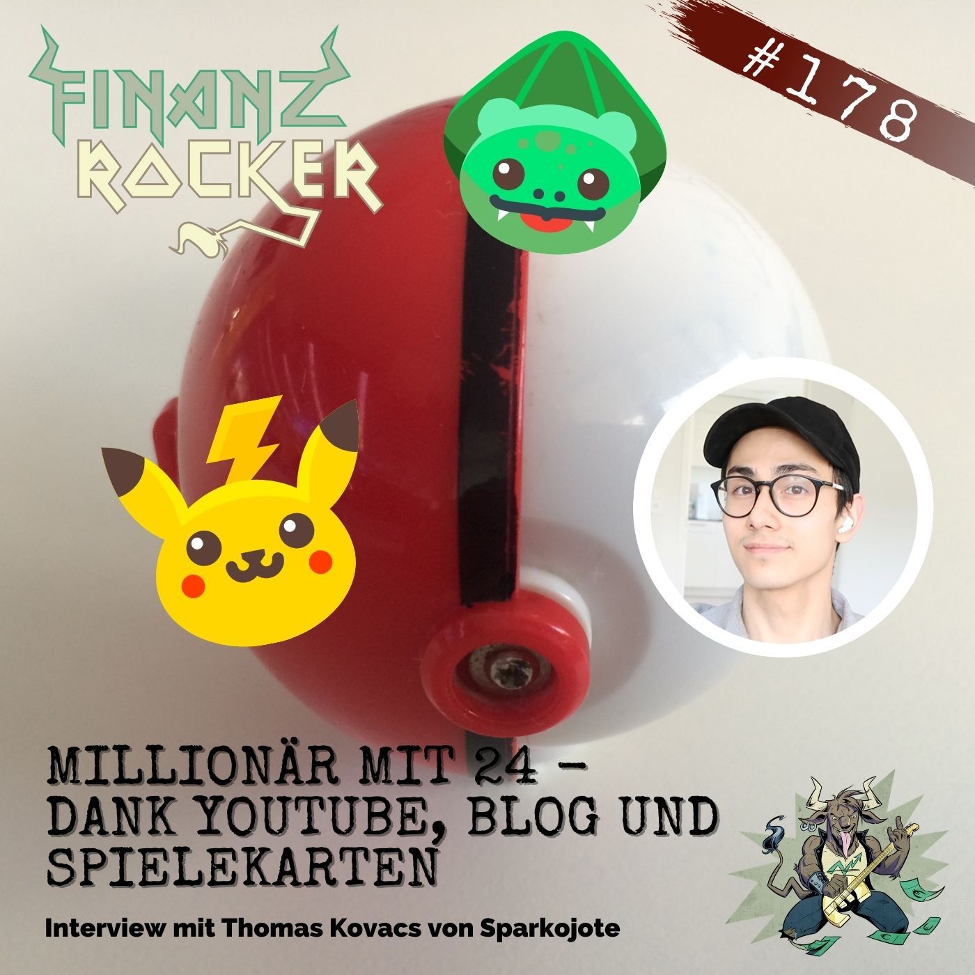 Folge 178: "Millionär mit 24 - Dank YouTube, Blog & Spielekarten" - Interview mit Sparkojote Thomas Kovacs