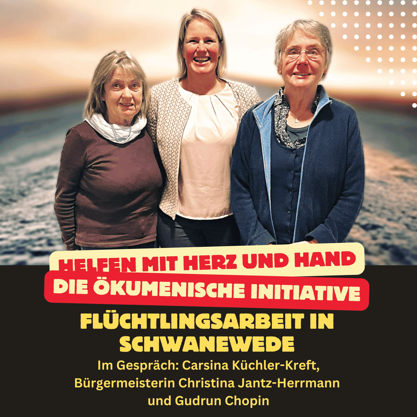 Folge 20: Helfen mit Herz und Hand – die Ökumenische Initiative seit 43 Jahren im Einsatz für Flüchtlinge