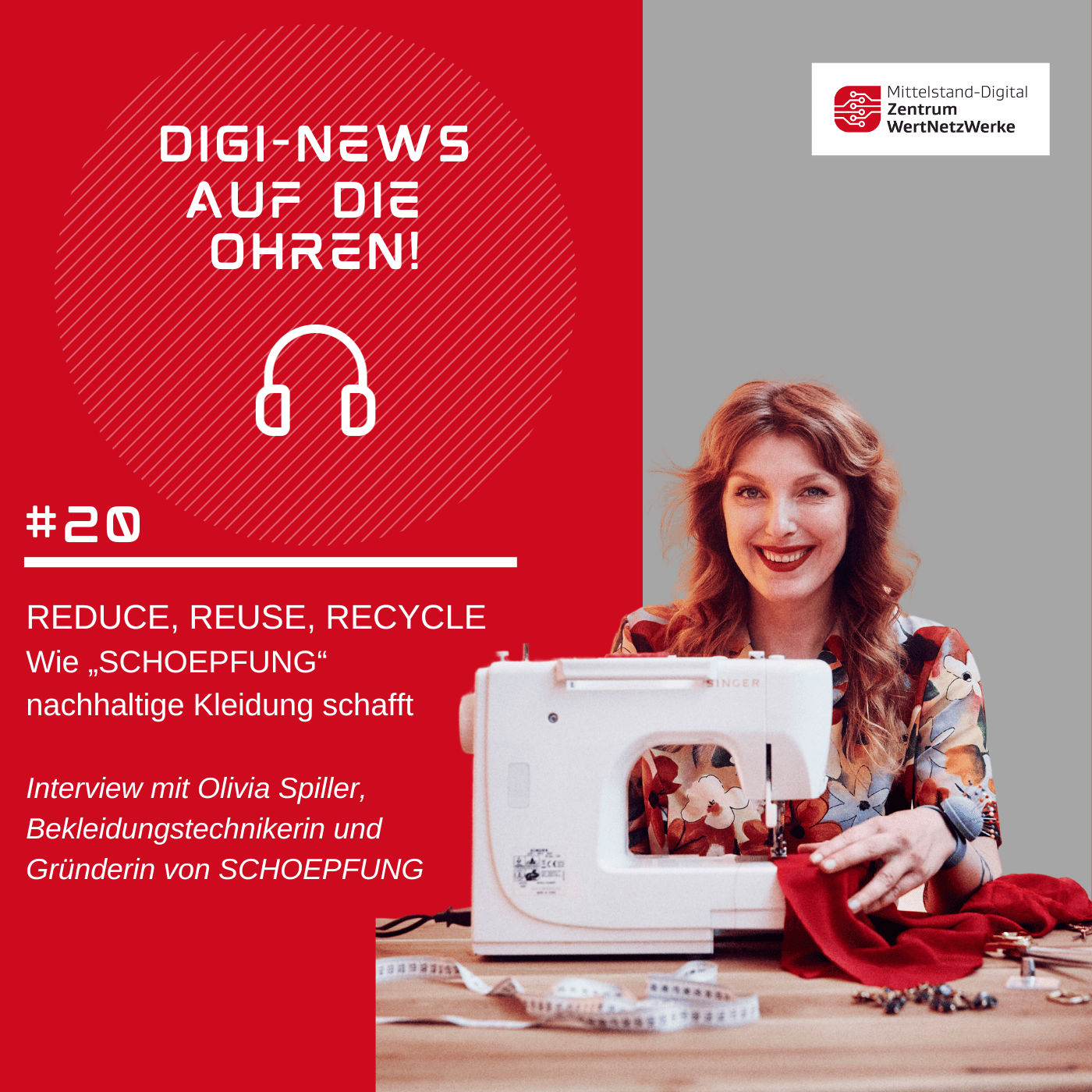 Folge 20 – REDUCE, REUSE, RECYCLE – Wie „SCHOEPFUNG“ nachhaltige Kleidung schafft