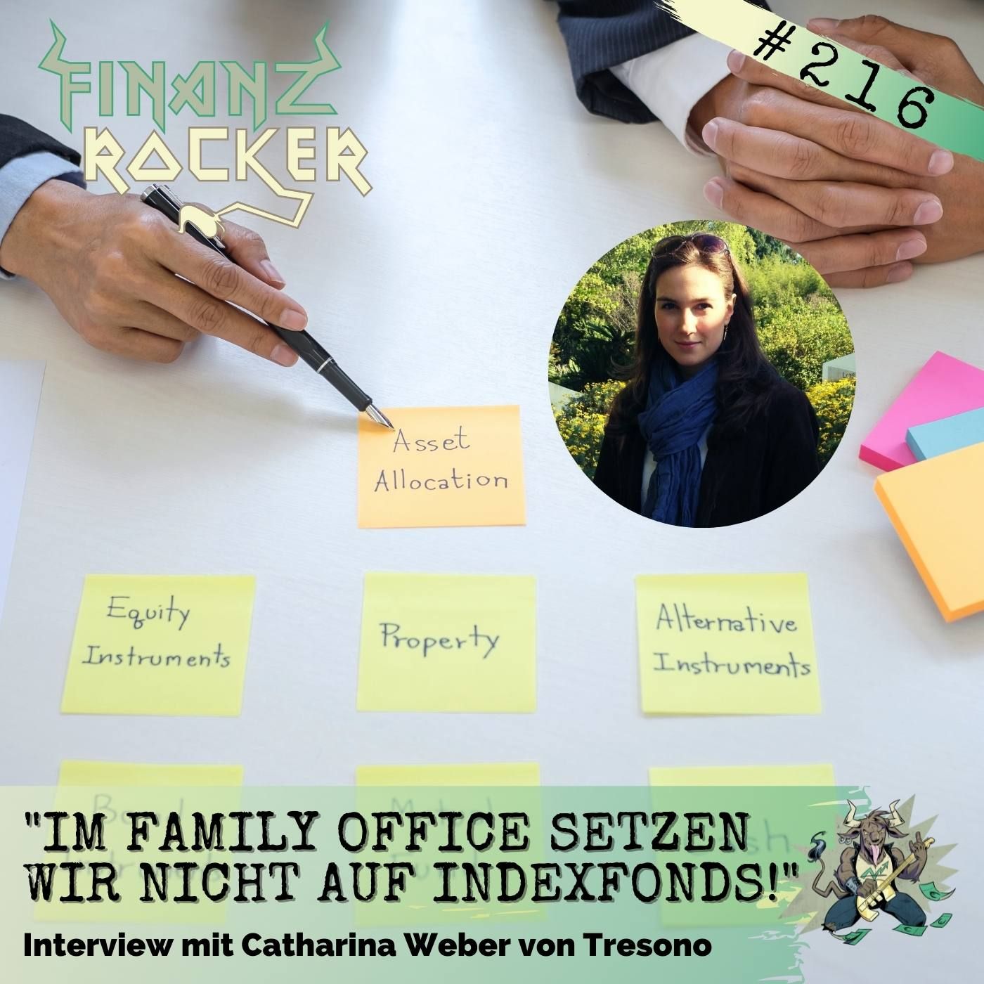 Folge 216: "Im Family Office setzen wir nicht auf Indexfonds!" - Interview mit Catharina Weber vom Tresono Family Office