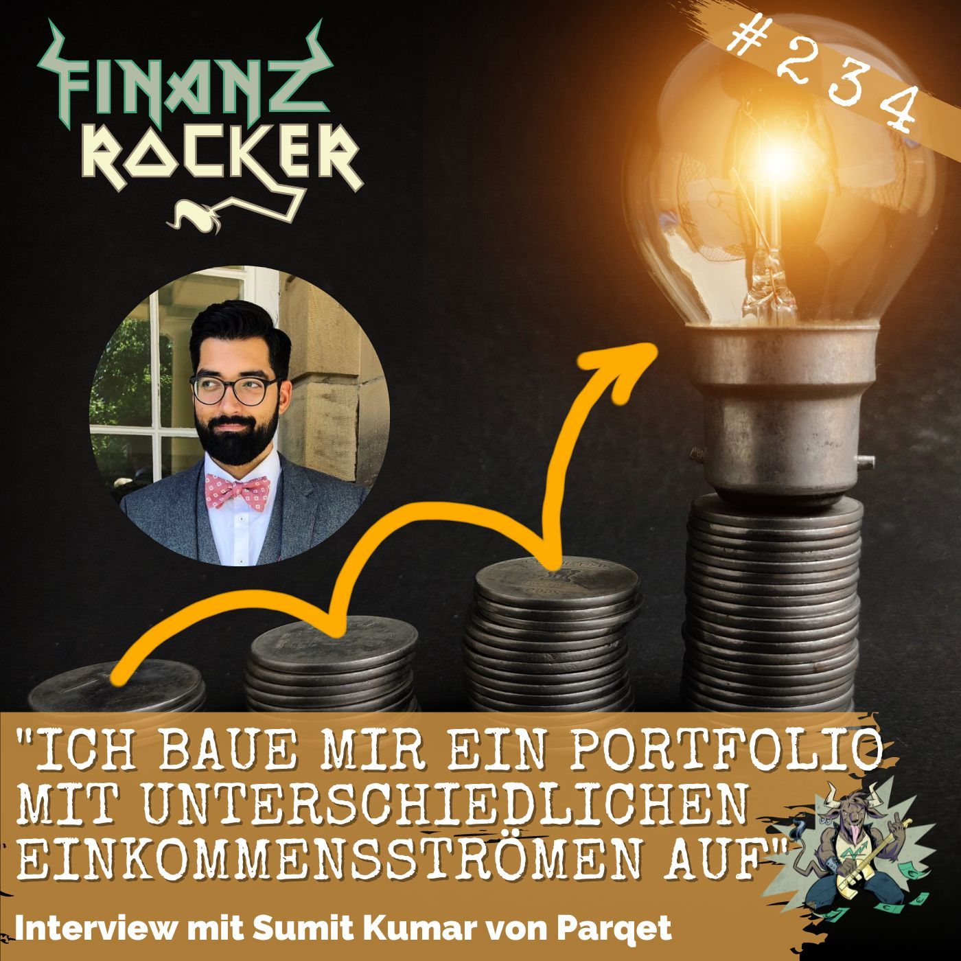 Folge 234: "Ich baue mir ein Portfolio mit unterschiedlichen Einkommensströmen auf" - Interview mit Sumit Kumar