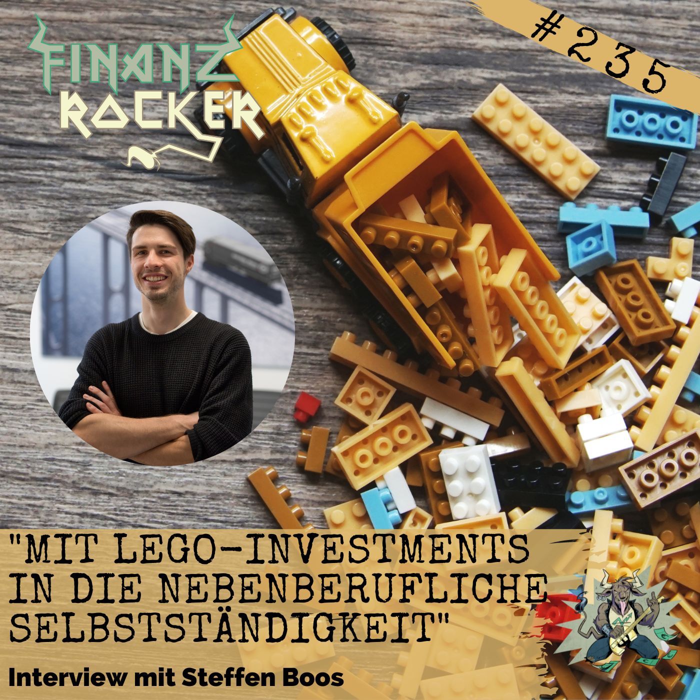 Folge 235: "Mit Lego-Investments in die nebenberufliche Selbstständigkeit" - Interview mit Steffen Boos