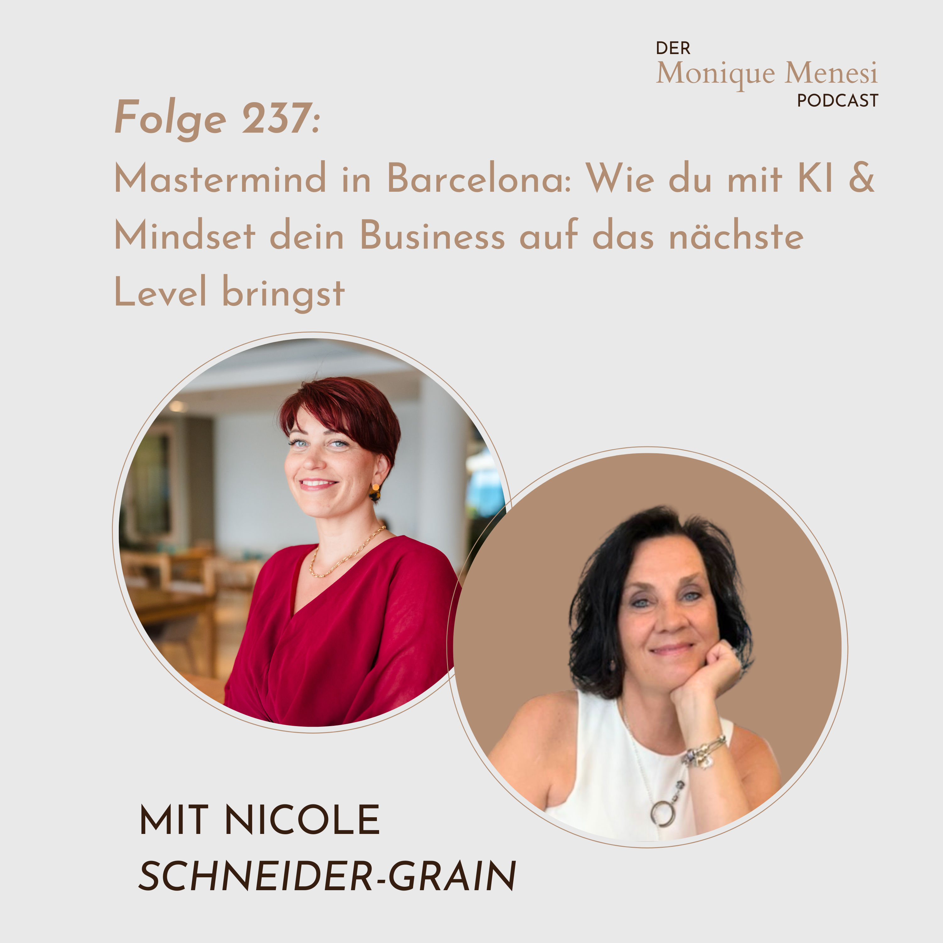 Folge 237: Mastermind in Barcelona: Wie du mit KI & Mindset dein Business auf das nächste Level bringst
