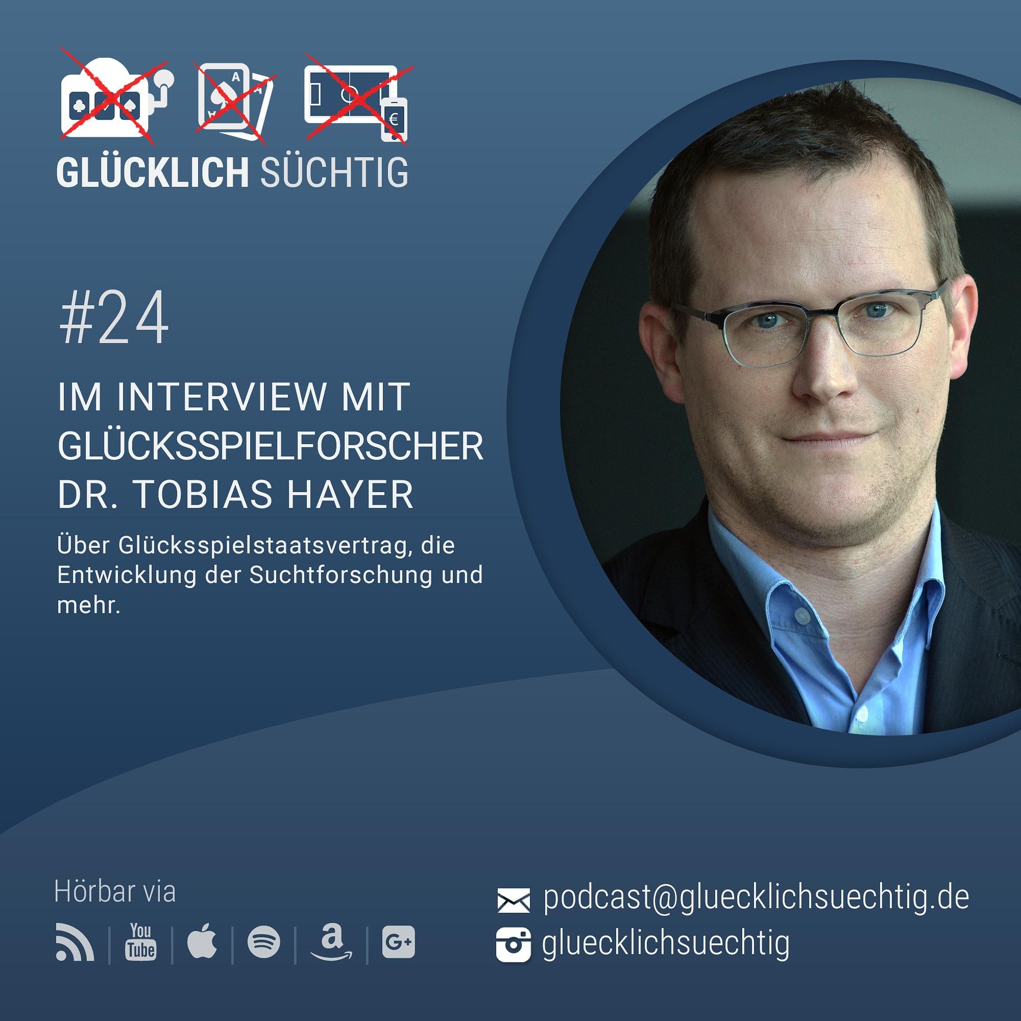 Folge 24 - Im Interview mit Glücksspielforscher Dr. Tobias Hayer