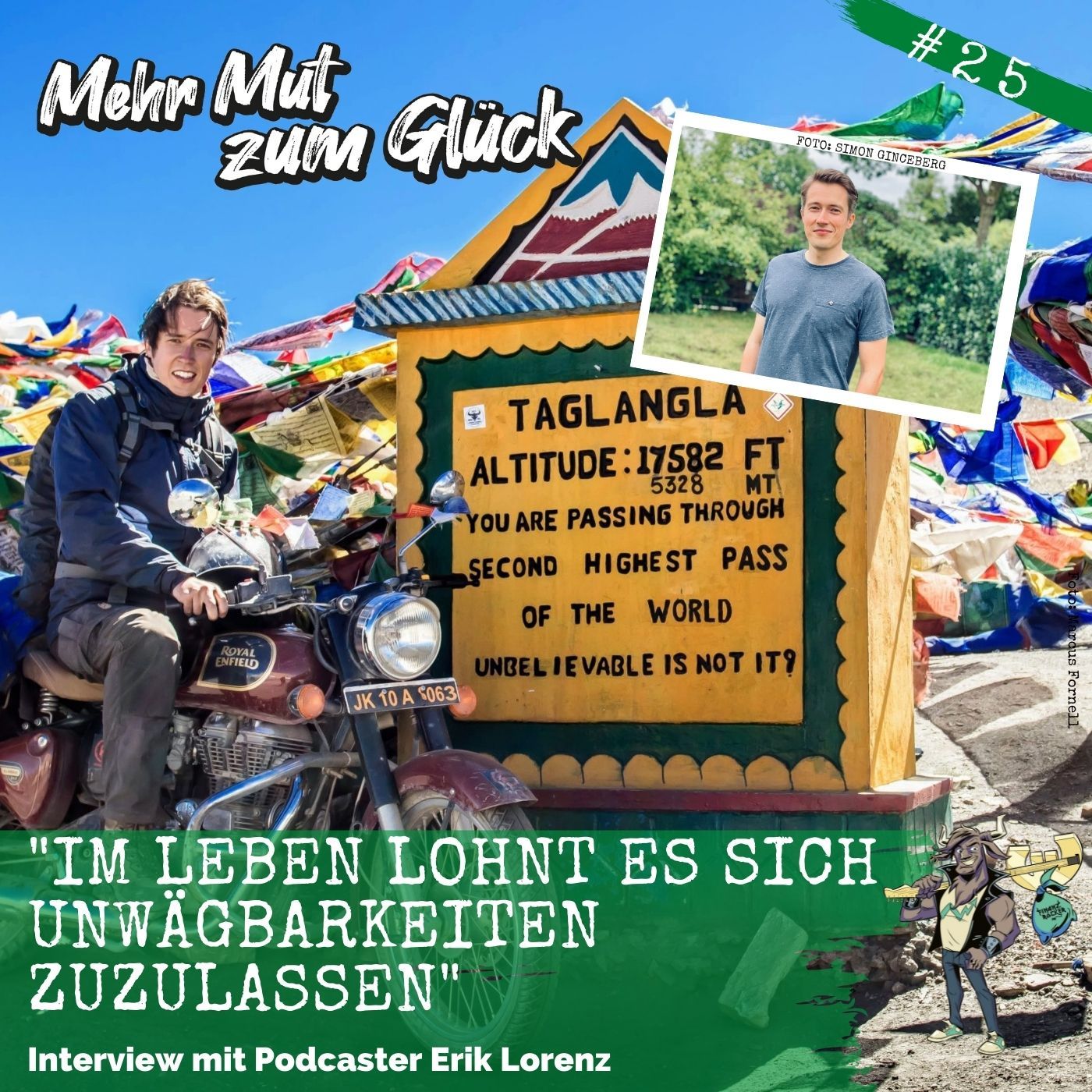 Folge 25: "Im Leben lohnt es sich Unwägbarkeiten zuzulassen" - Interview mit Podcaster Erik Lorenz von Weltwach