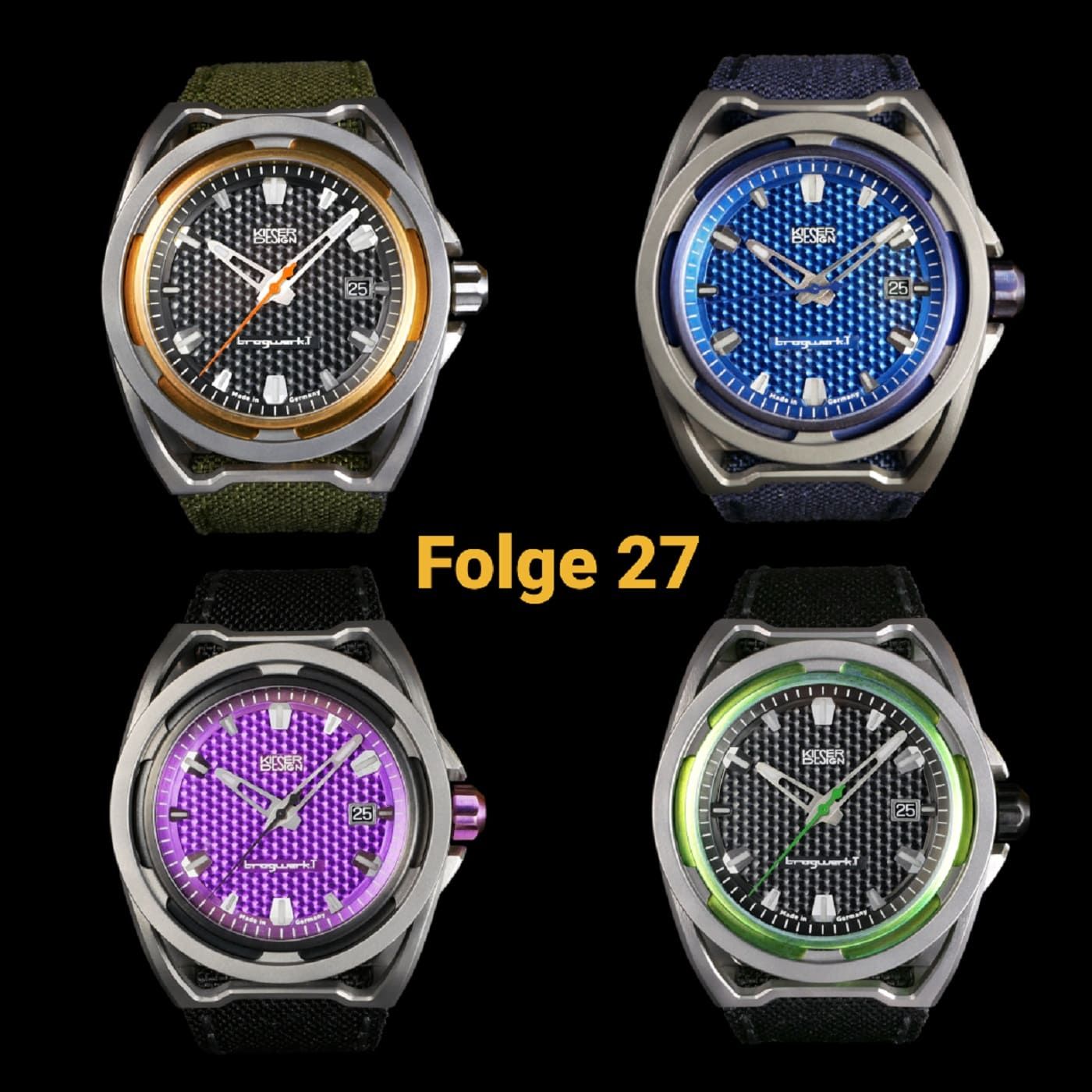 Folge 27 - Kieser Design Uhren im Exoskelett