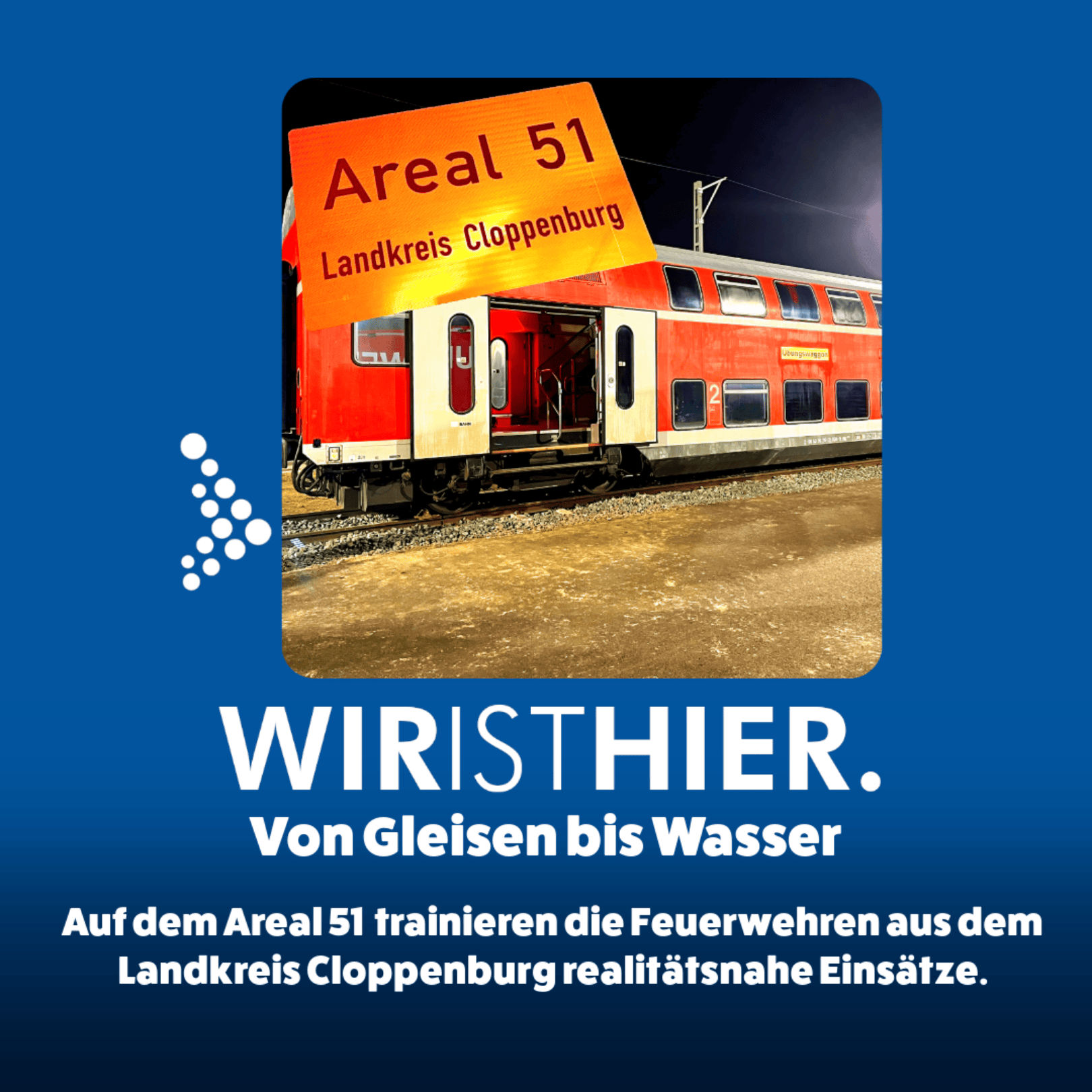 Folge 30: Von Gleisen bis Wasser – auf dem Areal 51 trainieren die Feuerwehren aus dem Landkreis Cloppenburg