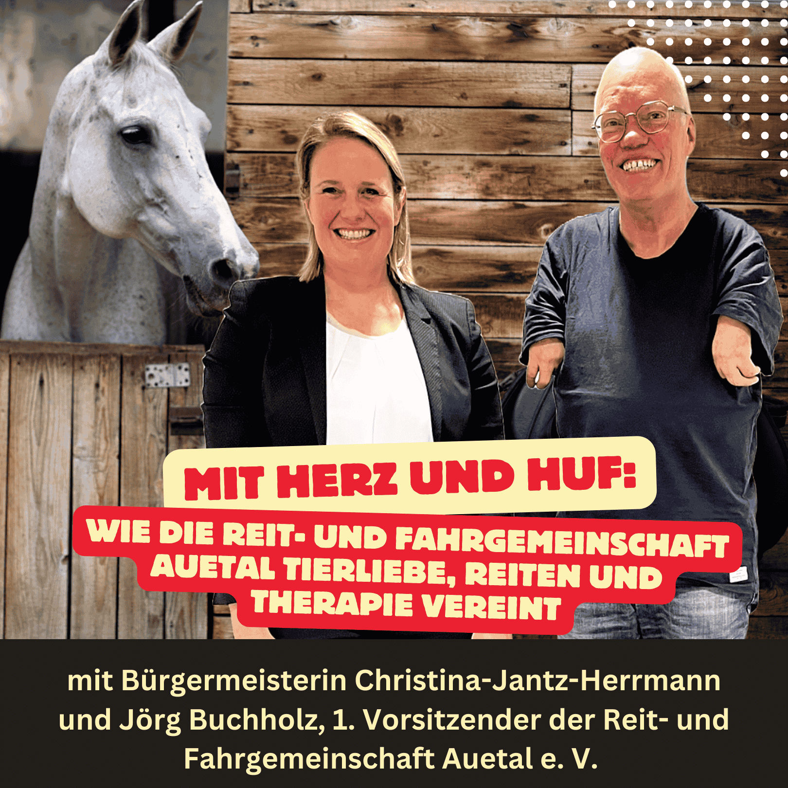 Folge 31: Mit Herz und Huf - Wie die Reit- und Fahrgemeinschaft Auetal Tierliebe, Reiten und Therapie vereint