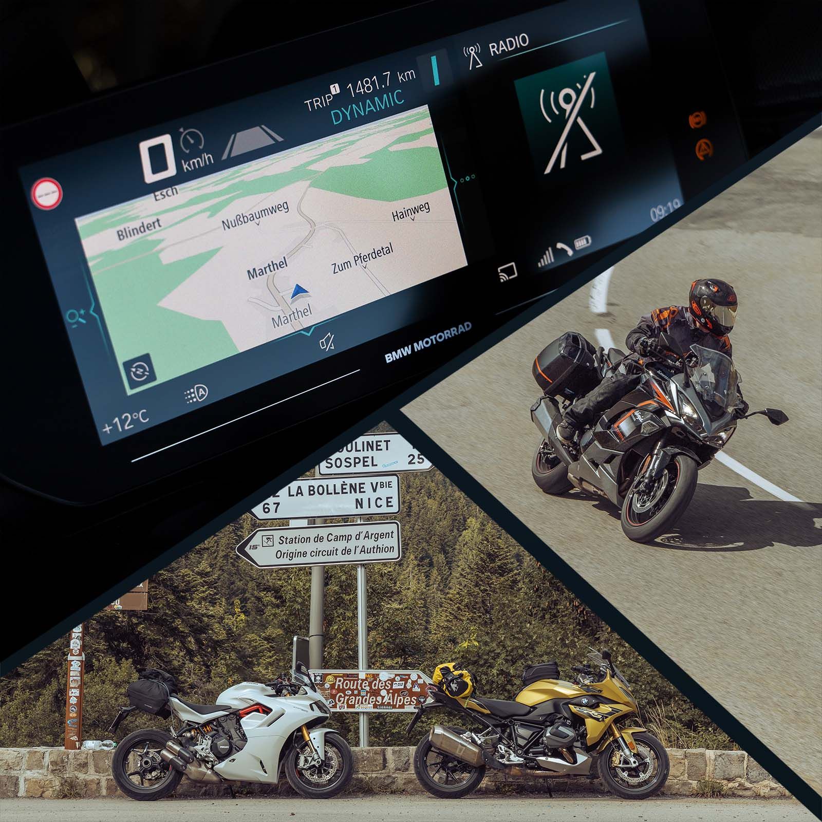 Folge 33: Motorrad-Infotainmentsysteme und Konnektivität, mit Sporttourern in den Alpen