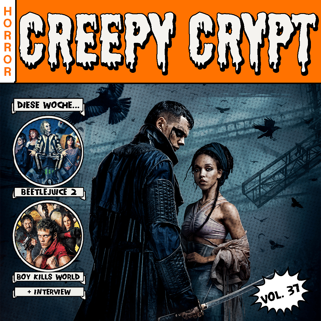 Folge 37 - The Crow (2024), Beetlejuice Beetlejuice & Boy Kills World (+ Interview mit Moritz Mohr)