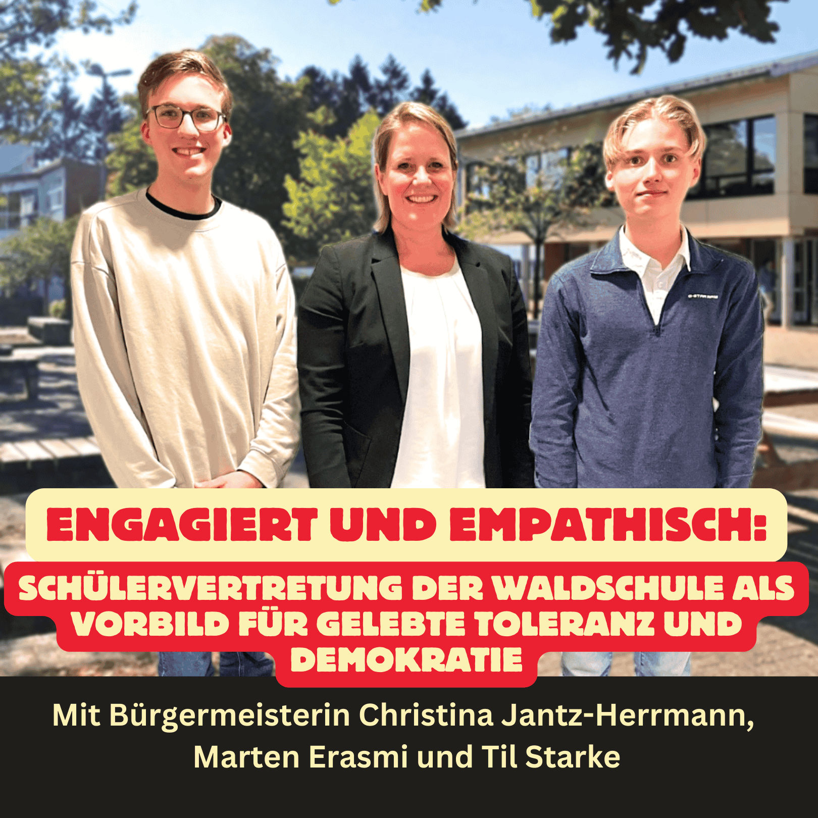 Folge 43: Engagiert und empathisch: Schülervertretung der Waldschule als Vorbild für gelebte Toleranz und Demokratie