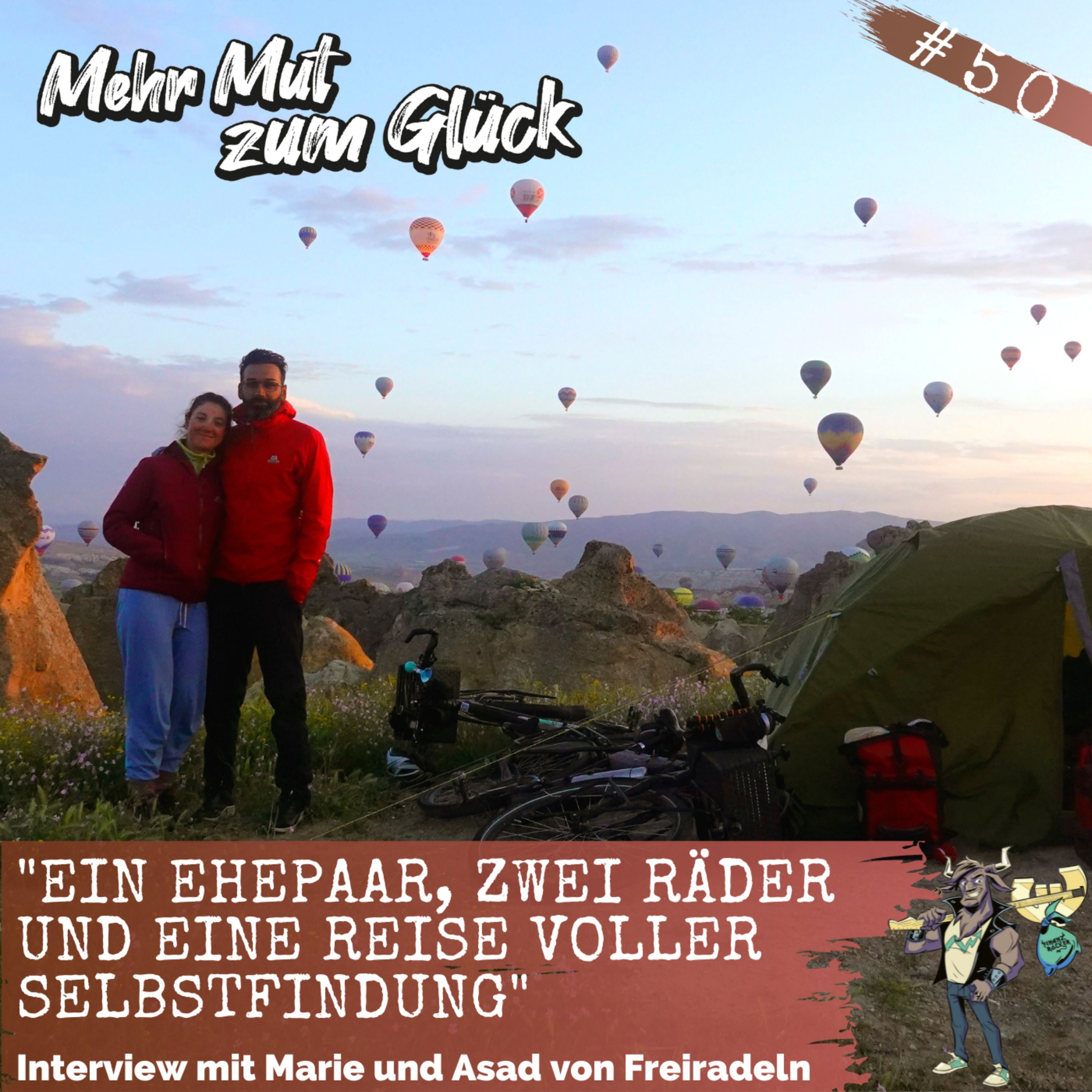 "Ein Ehepaar, zwei Räder und eine Reise voller Selbstfindung" - Interview mit Marie und Asad von Freiradeln