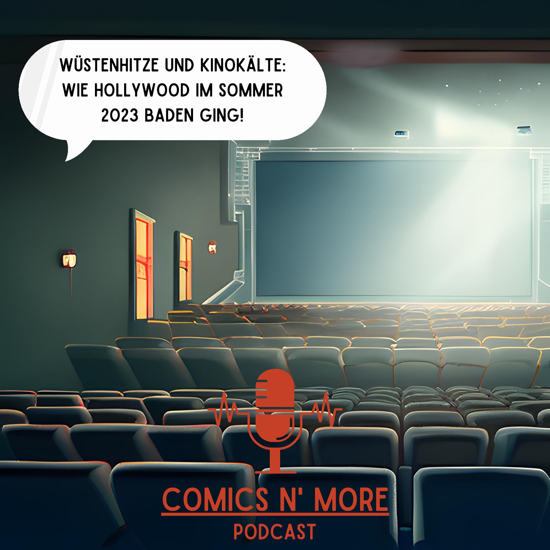 Folge 54: Wüstenhitze und Kinokälte: Wie Hollywood im Sommer 2023 baden ging!