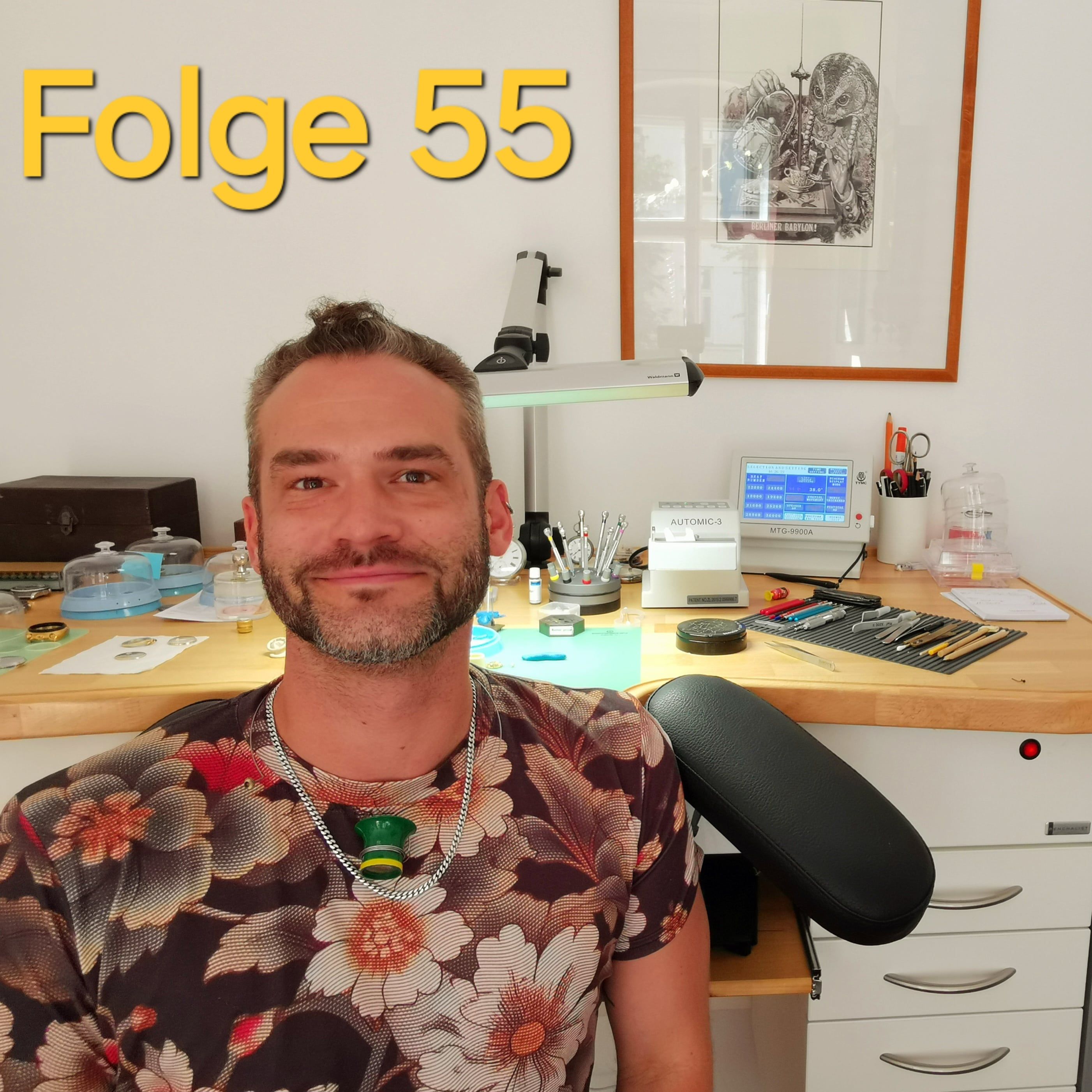 Folge 55 - Von einer langen Reise durch die Uhrmacherei mit Benjamin Brunner