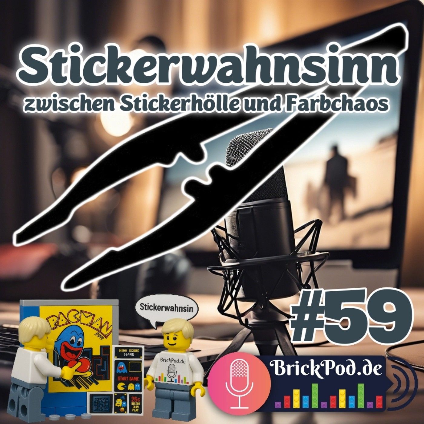 Folge 59 - Stickerwahnsinn - zwischen Stickerhölle und Farbchaos