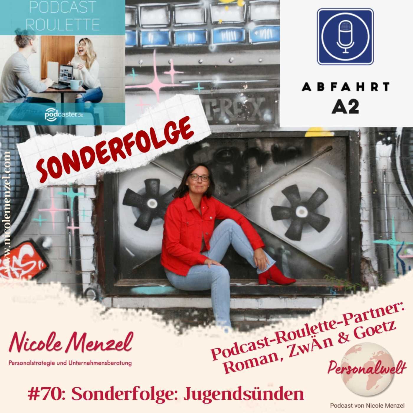 Folge 70: Sonderfolge #PodcastRoulette zum Thema "Jugendsünden"