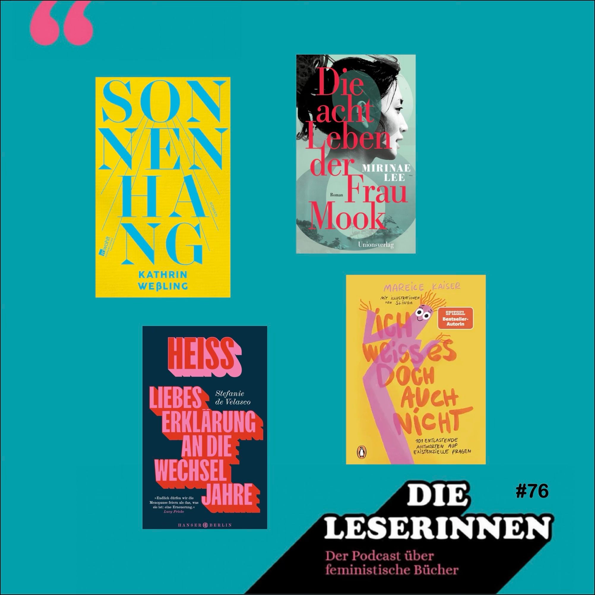 Folge 76: Christina muss reden - über ihren Bücherstapel