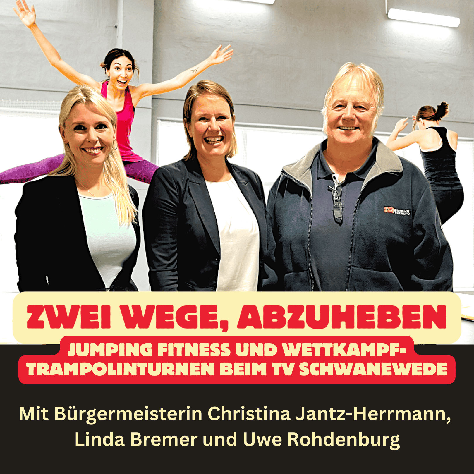Folge 76: Zwei Wege, abzuheben - Jumping Fitness und Wettkampf-Trampolinturnen im TV Schwanewede