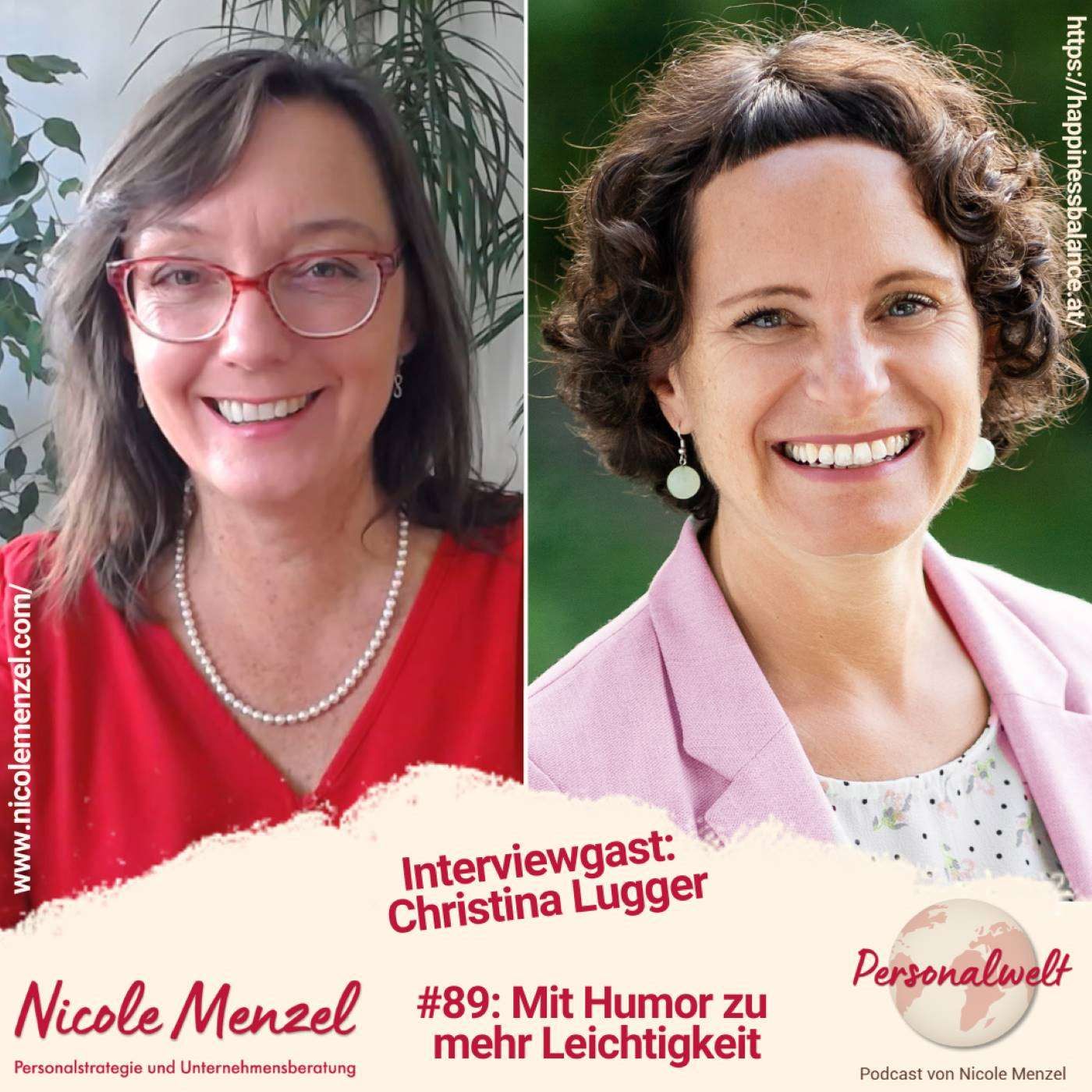 Folge 89: Mit Humor zu mehr Leichtigkeit - im Gespräch mit Christina Lugger
