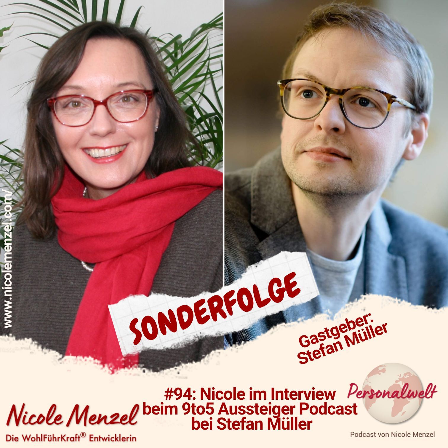Folge 94: Nicole im Interview beim 9to5 Aussteiger Podcast bei Stefan Müller