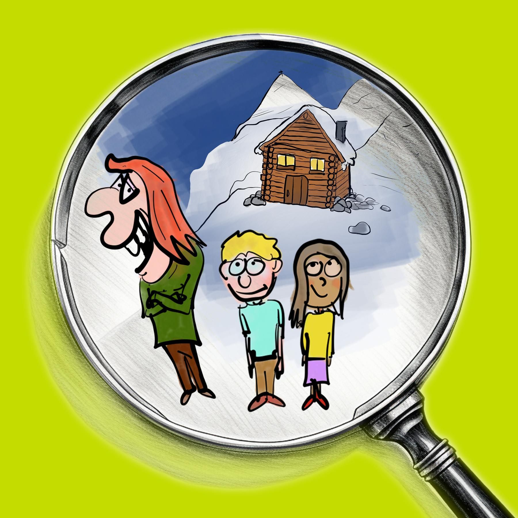 Frau Krüger: die unheimliche Hütte in den Bergen