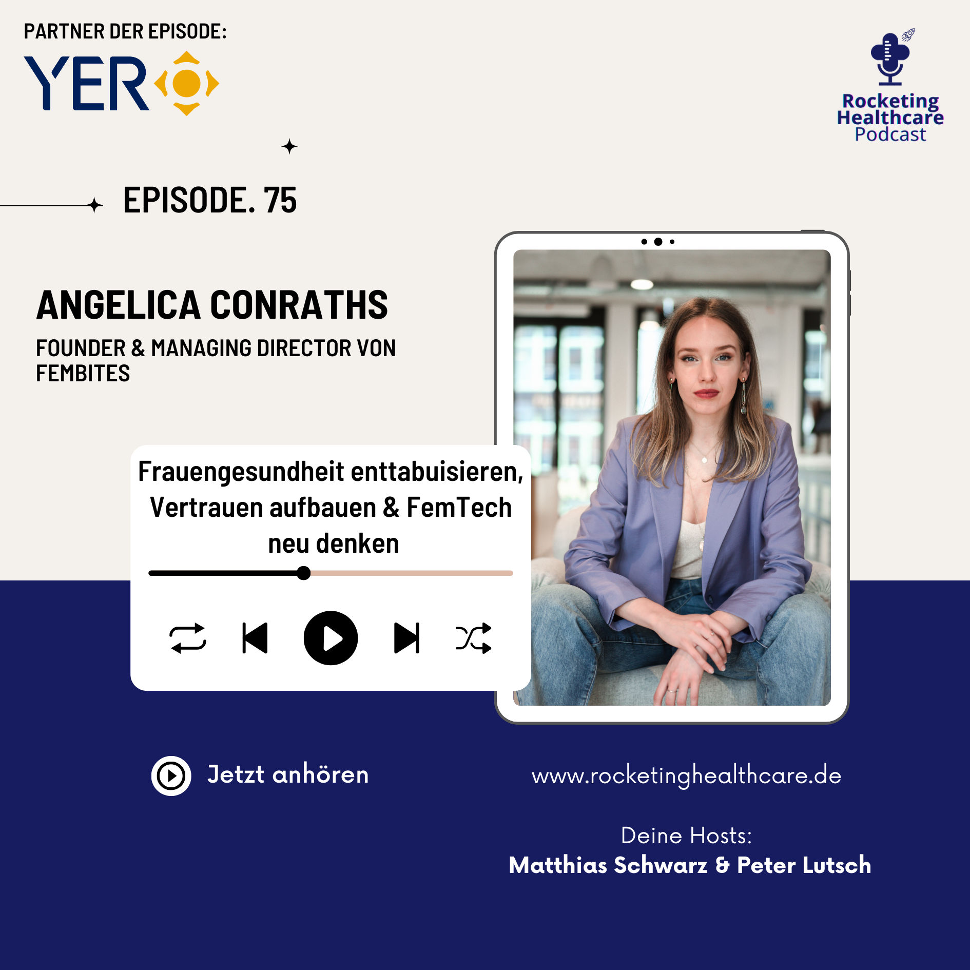 RHC 075: Frauengesundheit enttabuisieren, Vertrauen aufbauen und FemTech neu denken