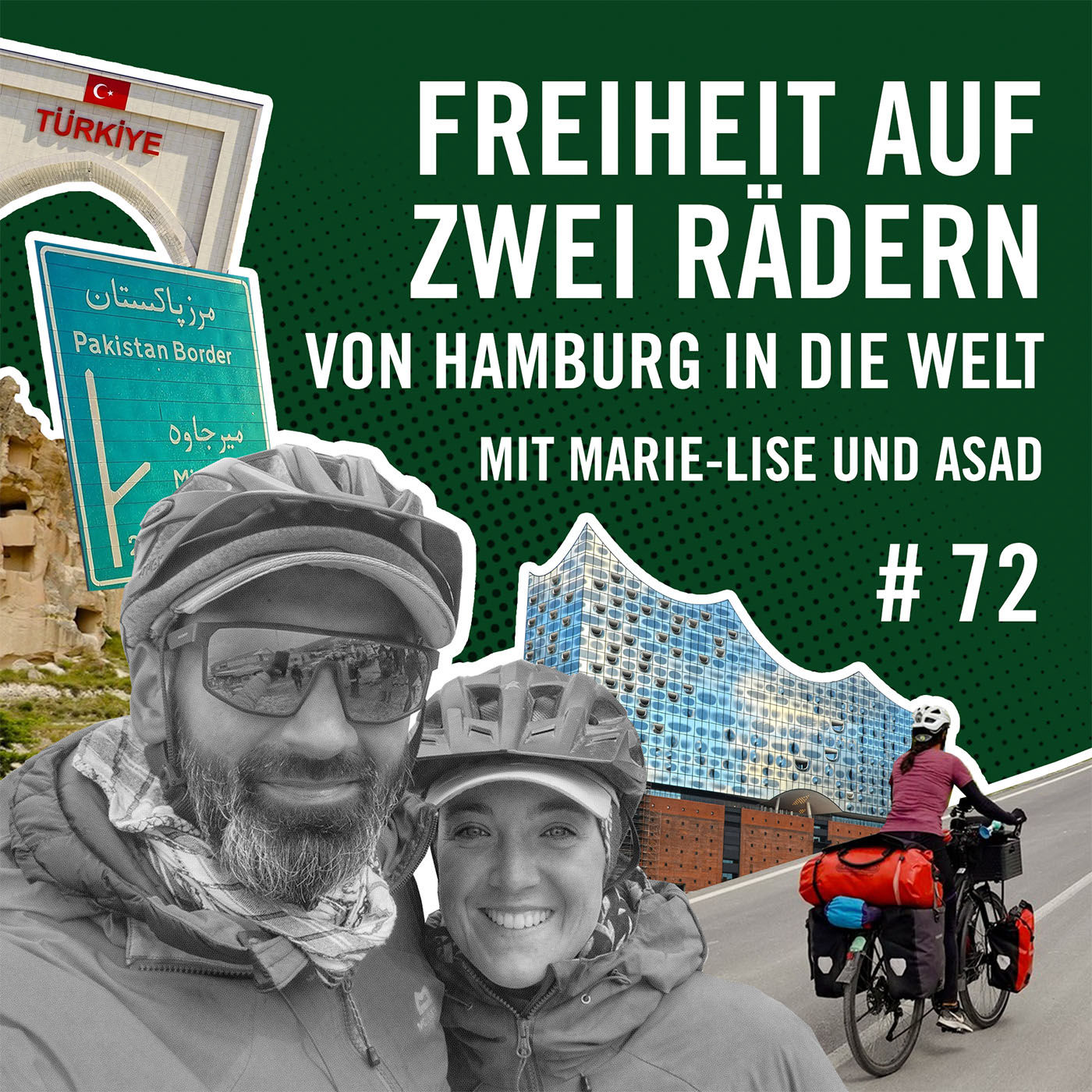 Freiheit auf zwei Rädern: Von Hamburg in die Welt mit Marie-Lise und Asad #72
