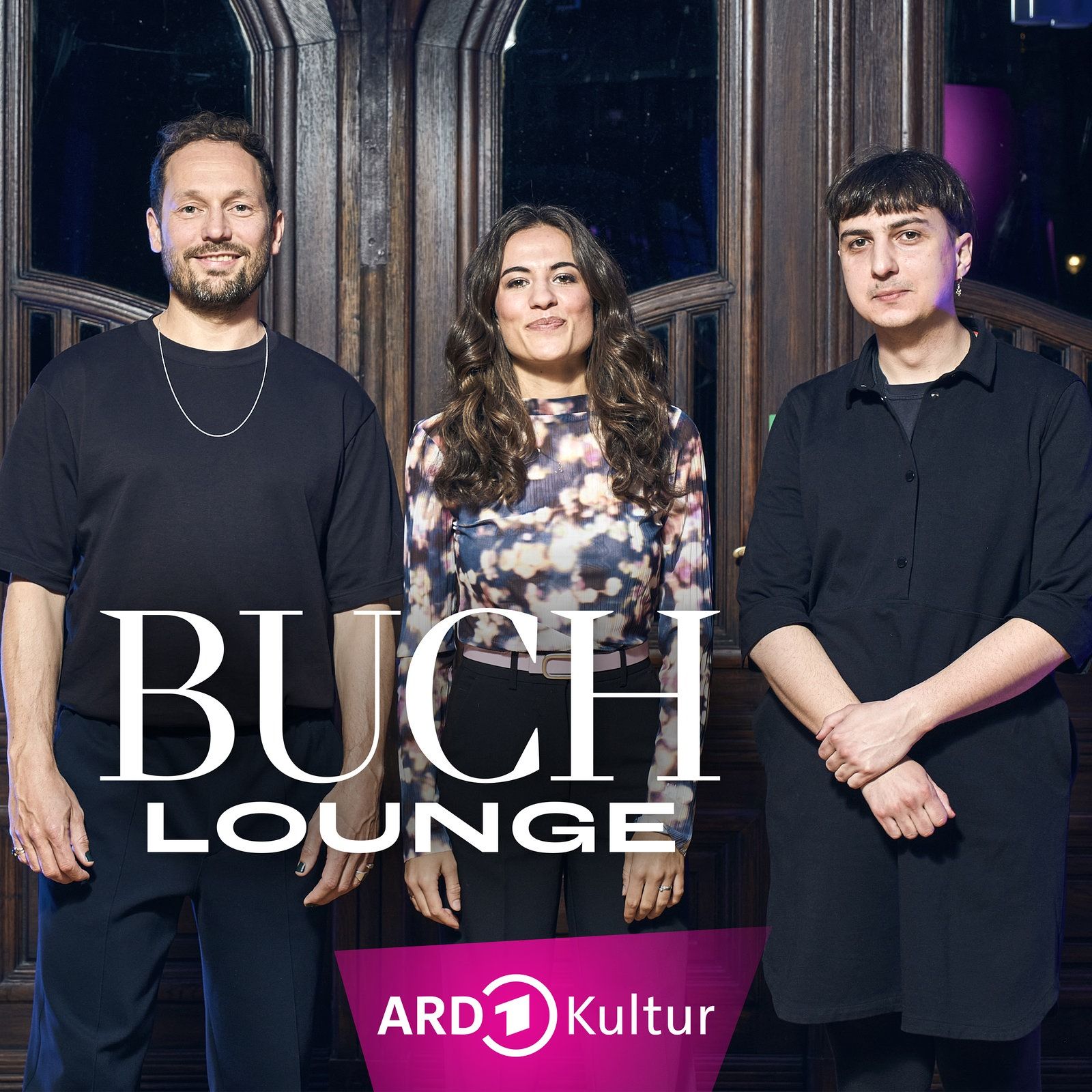 Friedemann Karig und Elias Hirschl bei Mona Ameziane zu Gast in der Buch-Lounge auf der LitPop in Leipzig