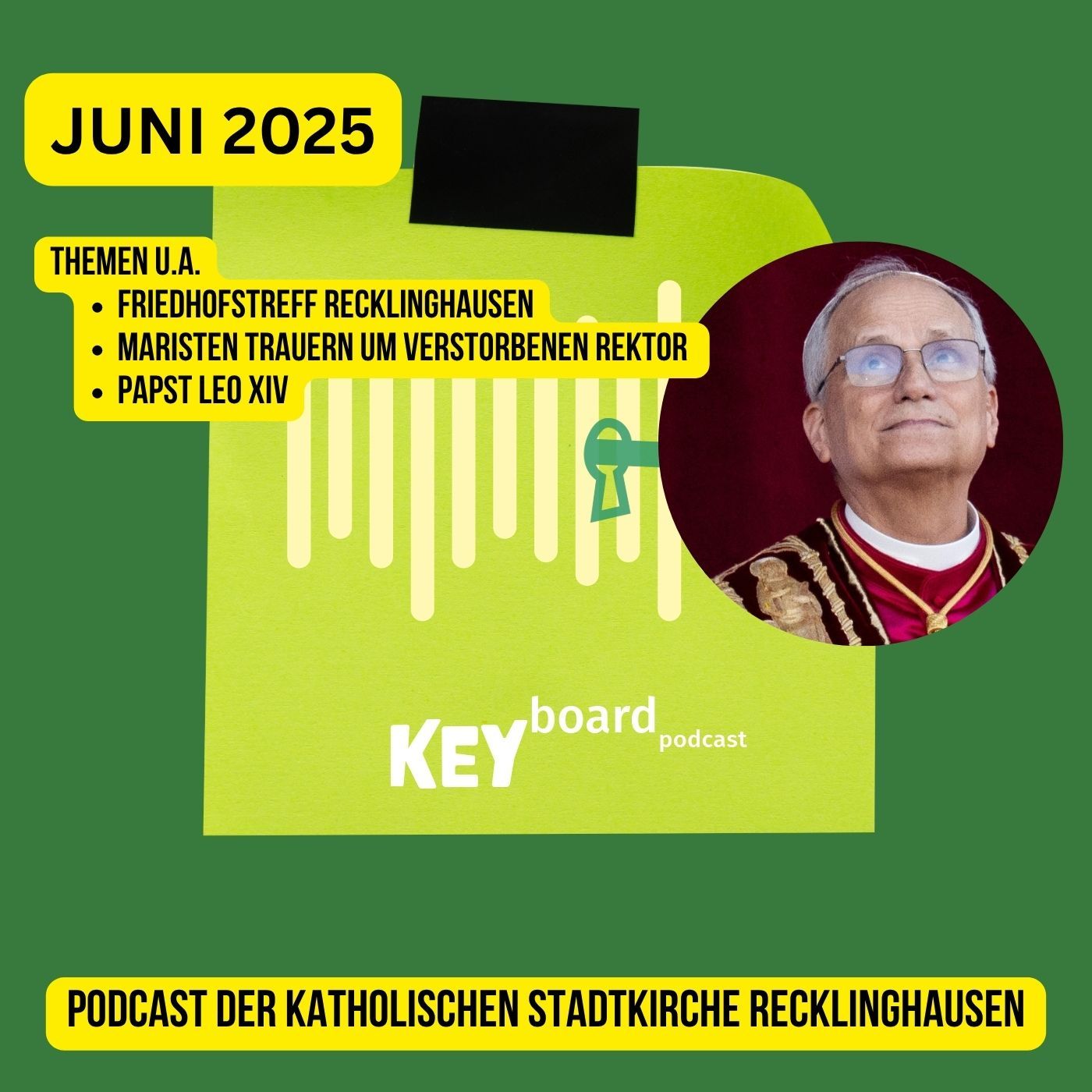 Friedhofstreff Recklinghausen - Maristen trauern um verstorbenen Rektor - Papst Leo XIV (1.6.2025)