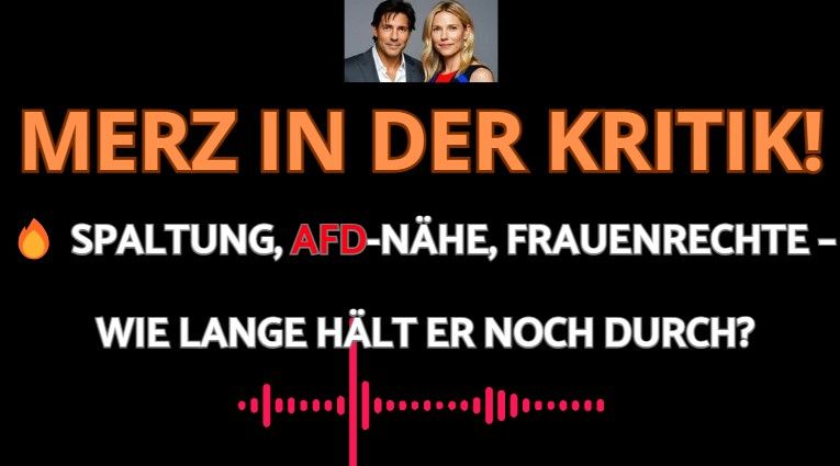 🔥 Friedrich Merz unter Druck: Kritik wächst – Ist er noch tragbar als Kanzlerkandidat?
