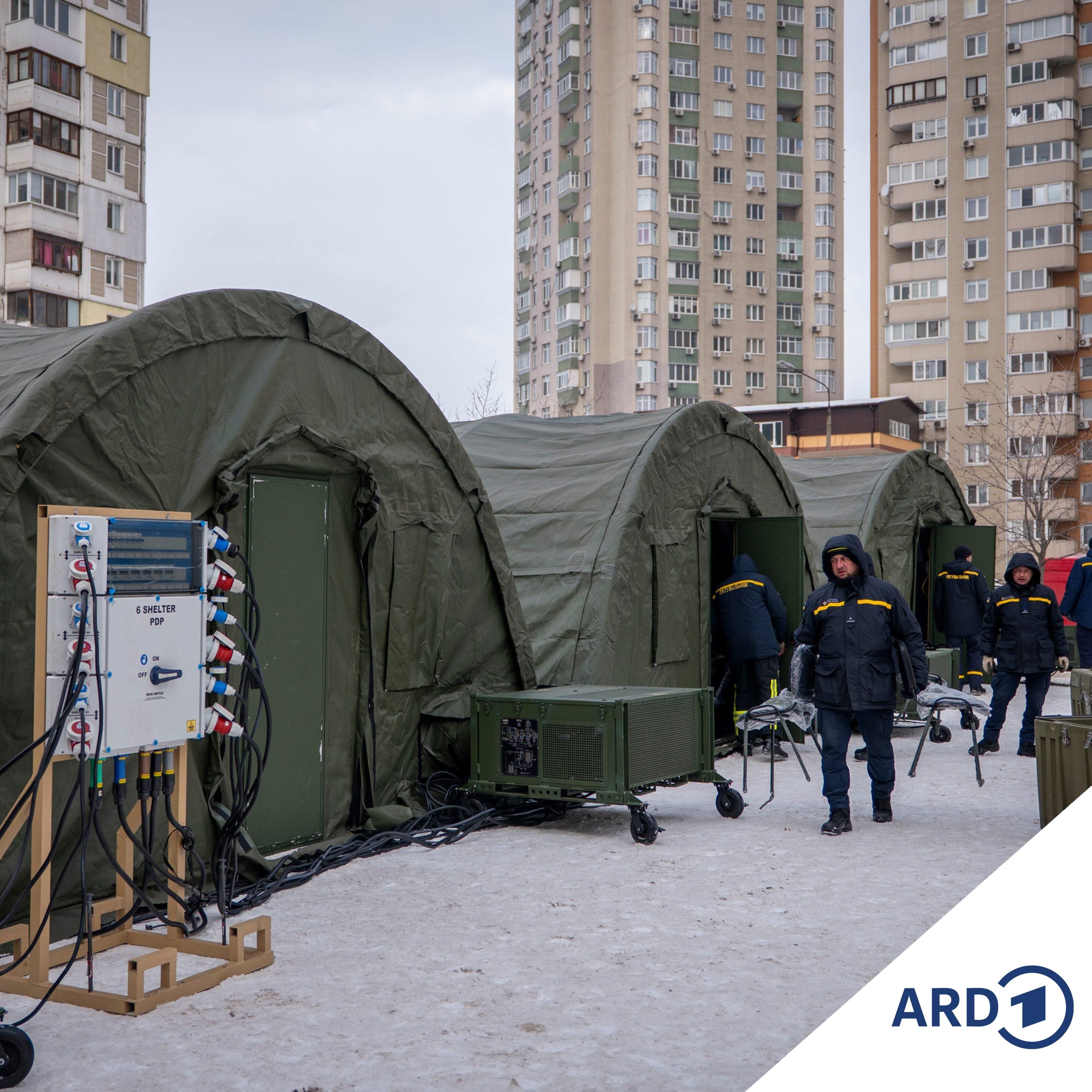 Frieren und Feiern - Ukraine trotzt russischen Angriffen