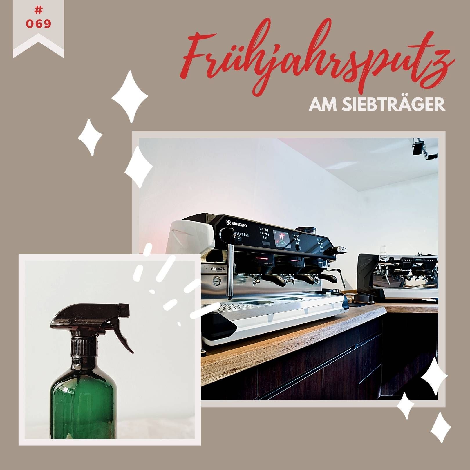 Frühjahrsputz 1/2: wie du deine Siebträgermaschine richtig reinigst