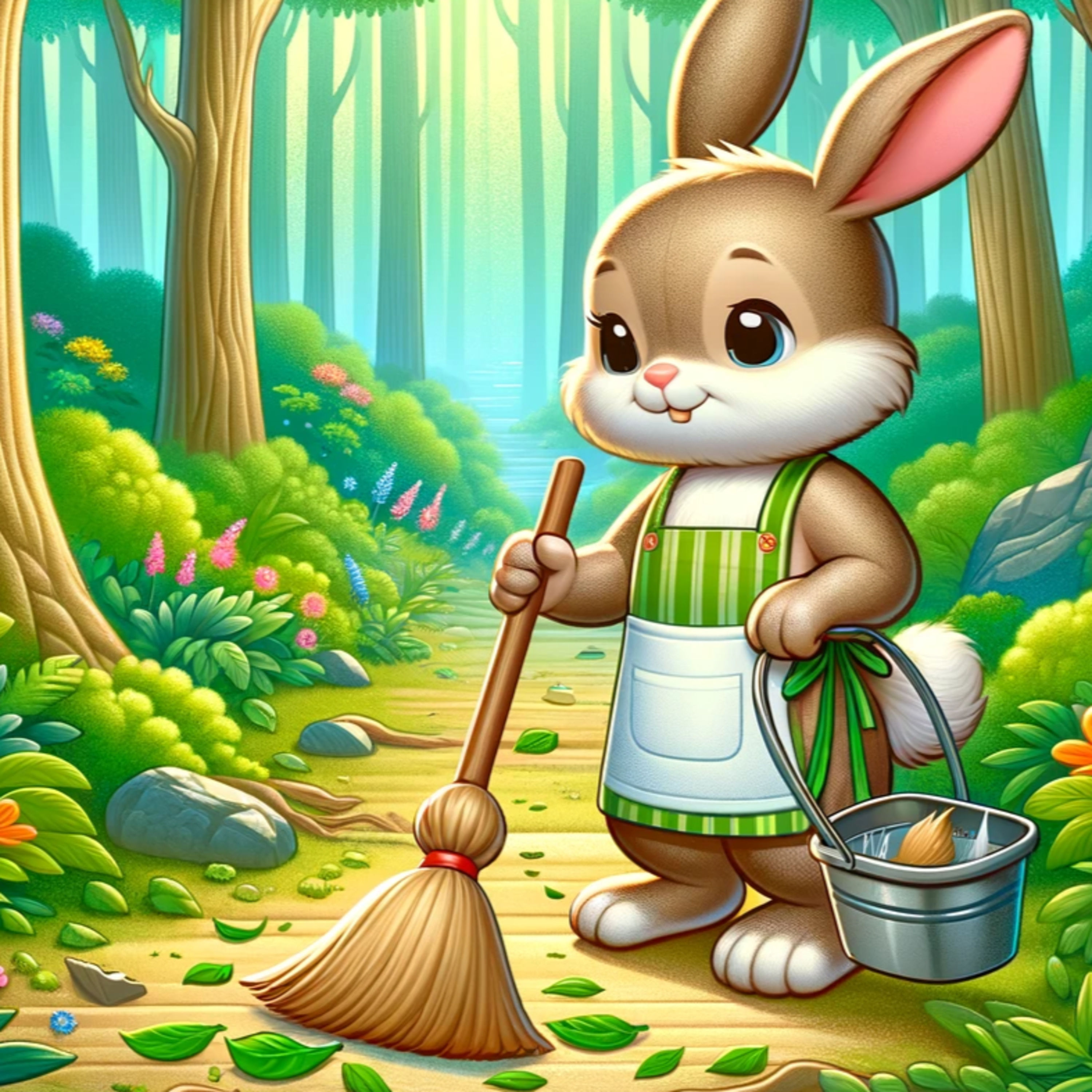 Frühjahrsputz im Wald | Eine Lektion über das Aufräumen für kleine & große Kinder