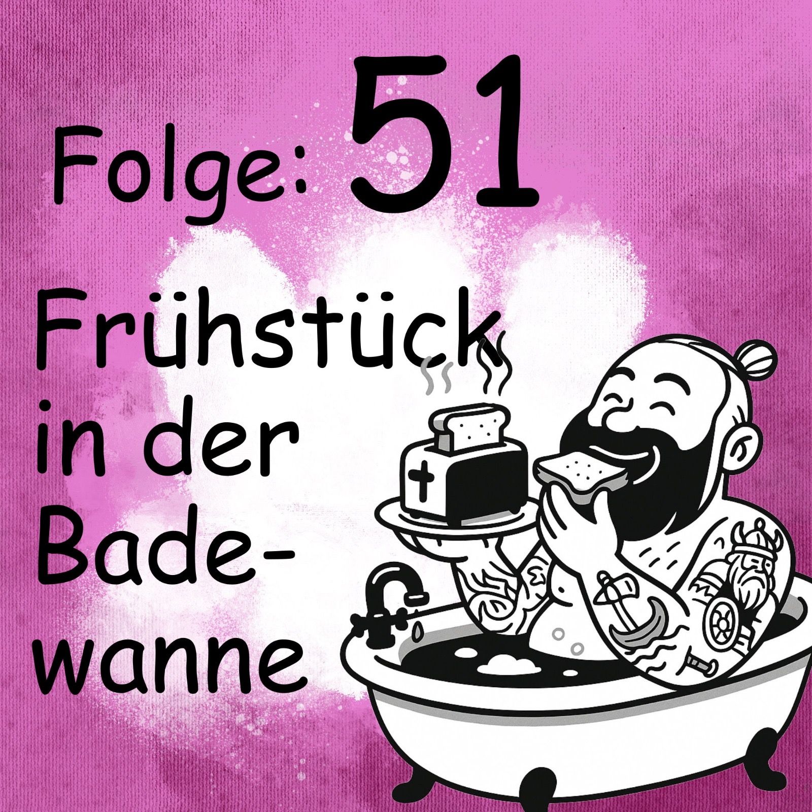 Frühstück in der Badewanne