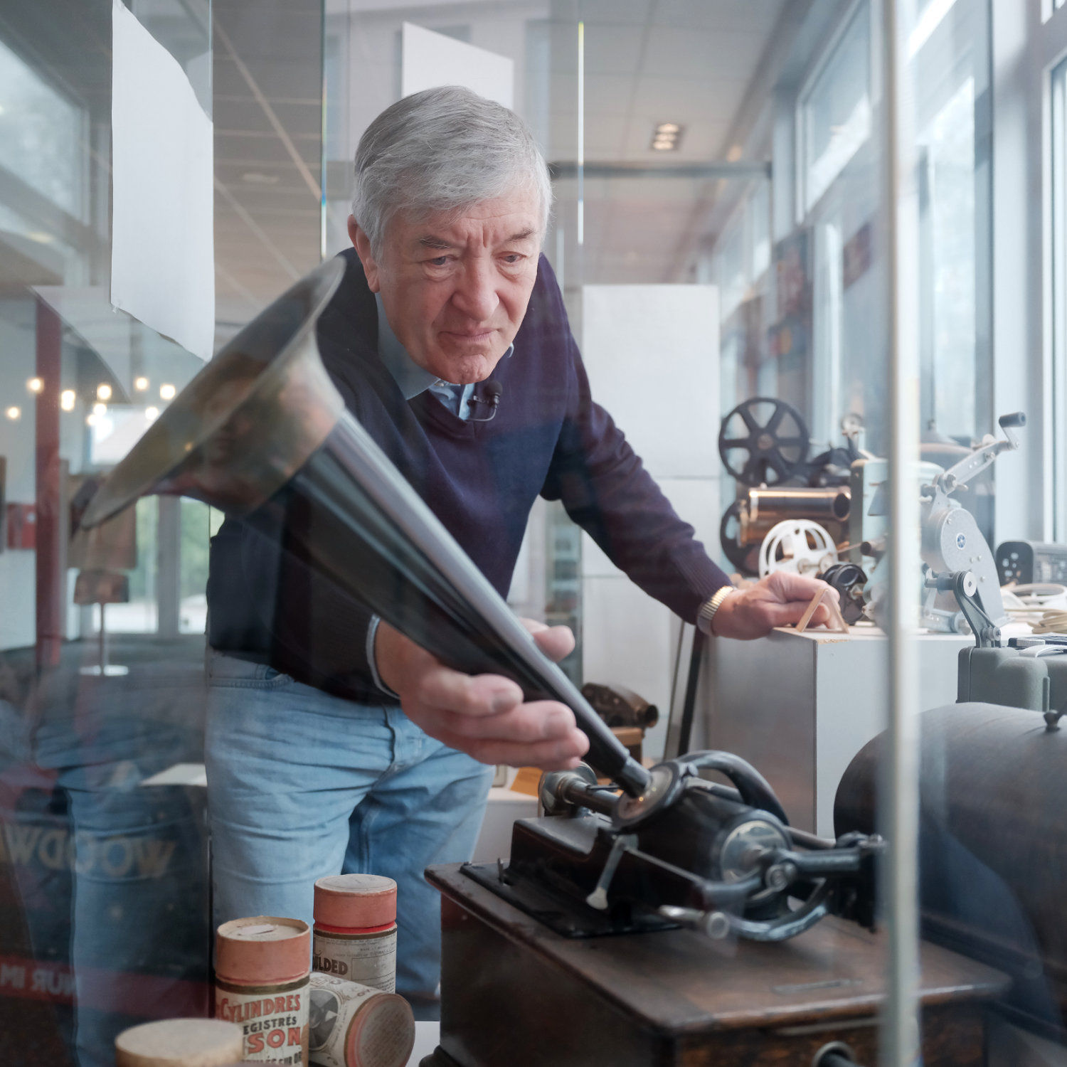 1. Teil der Führung durch das Filmmuseum in Biberach mit Adrian Kutter | Liebes Kino