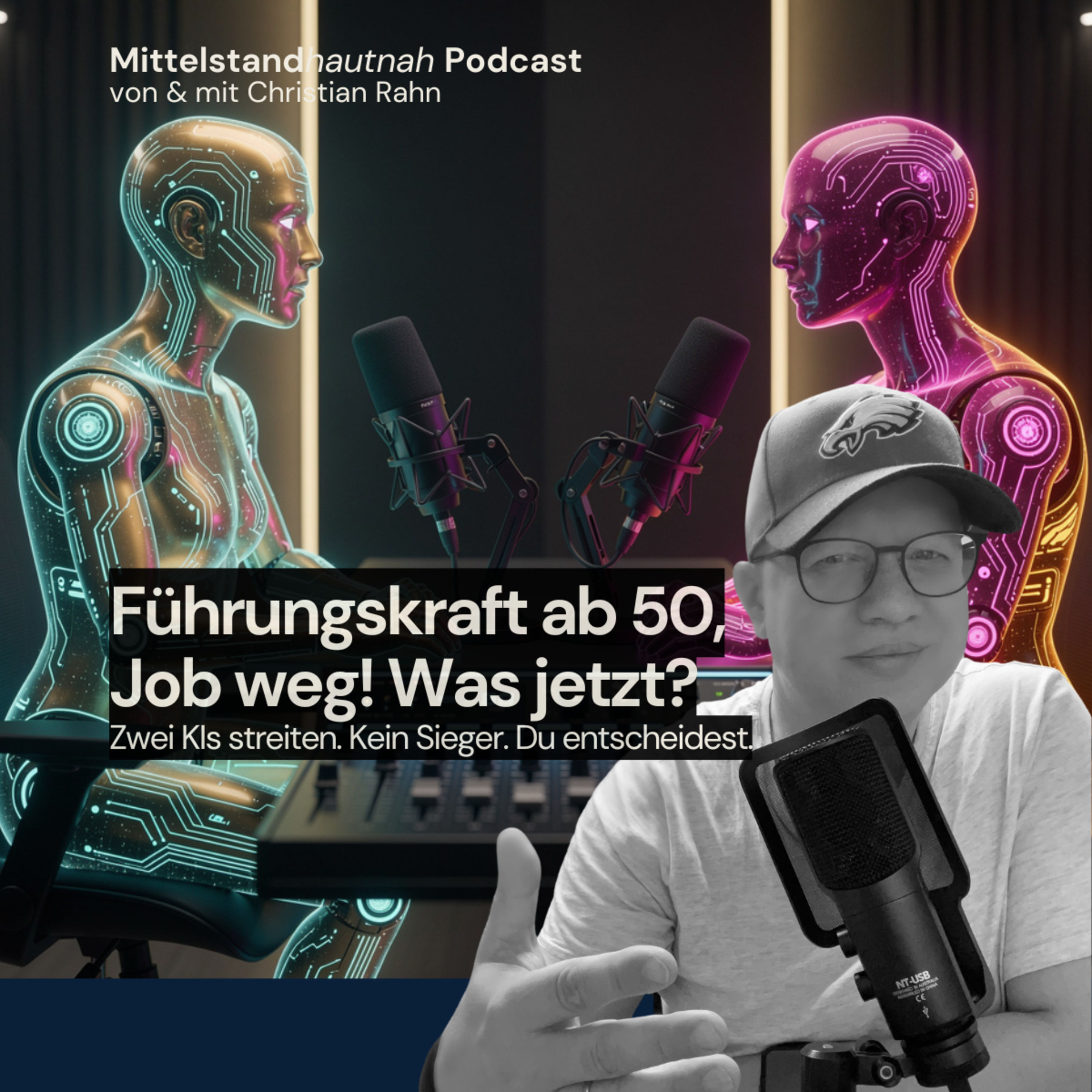Führungskraft ab 50, Job weg – was jetzt? - Zwei KIs streiten. Kein Sieger. Du entscheidest.