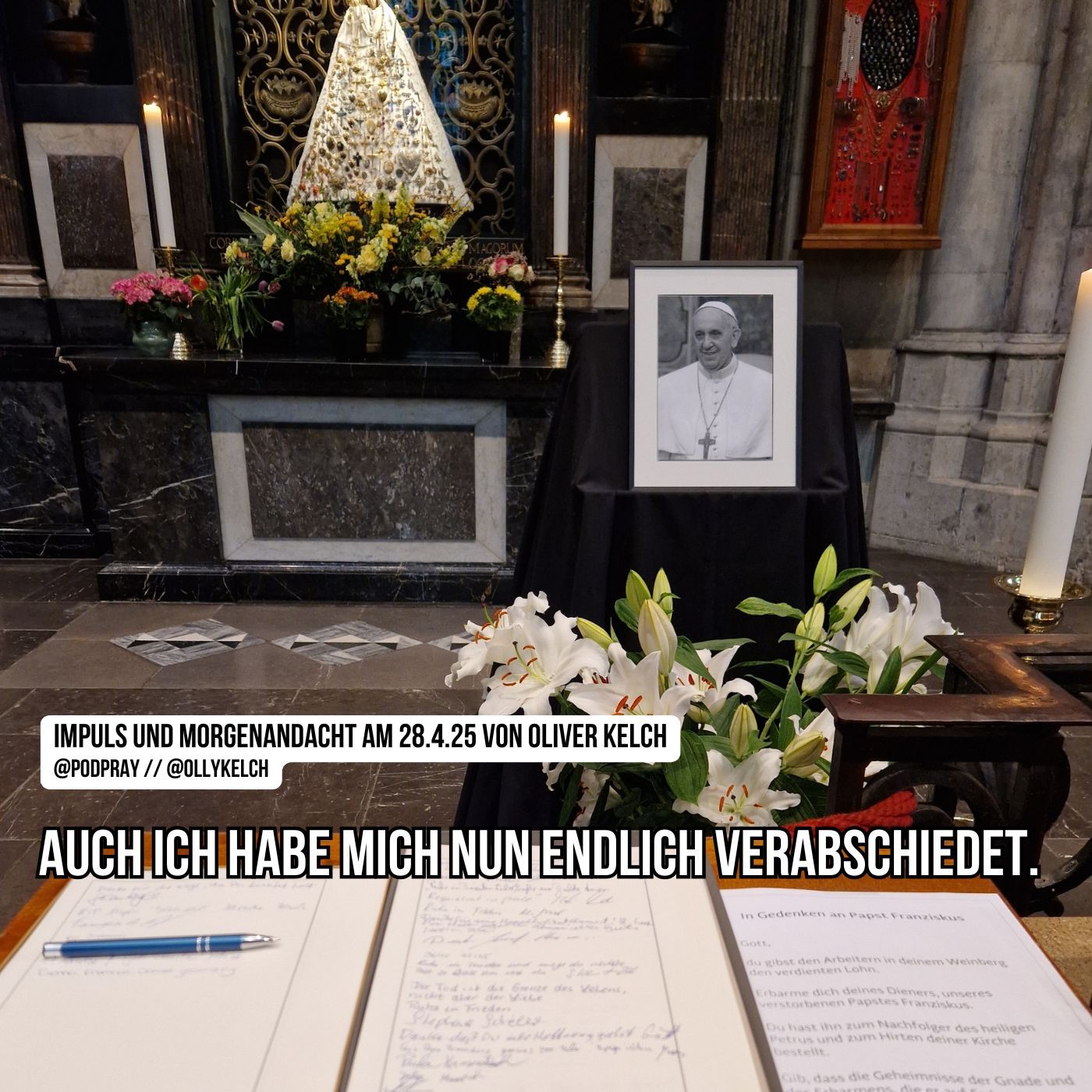 Für mich war er ein guter Papst. (28.4.2025)