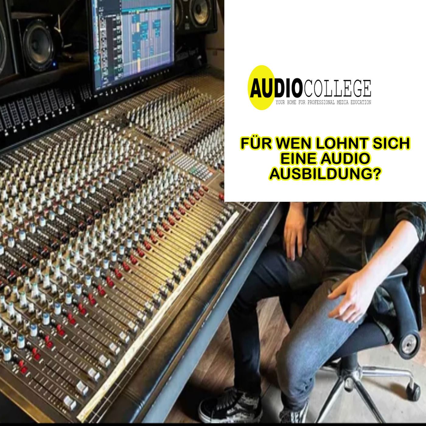Für wen lohnt sich eine Audio Ausbildung?