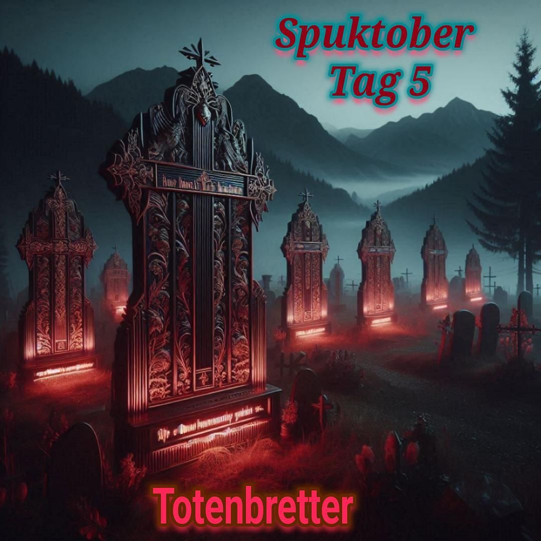Geister Cafè - Spuktober 2024 Tag 05- Totenbretter