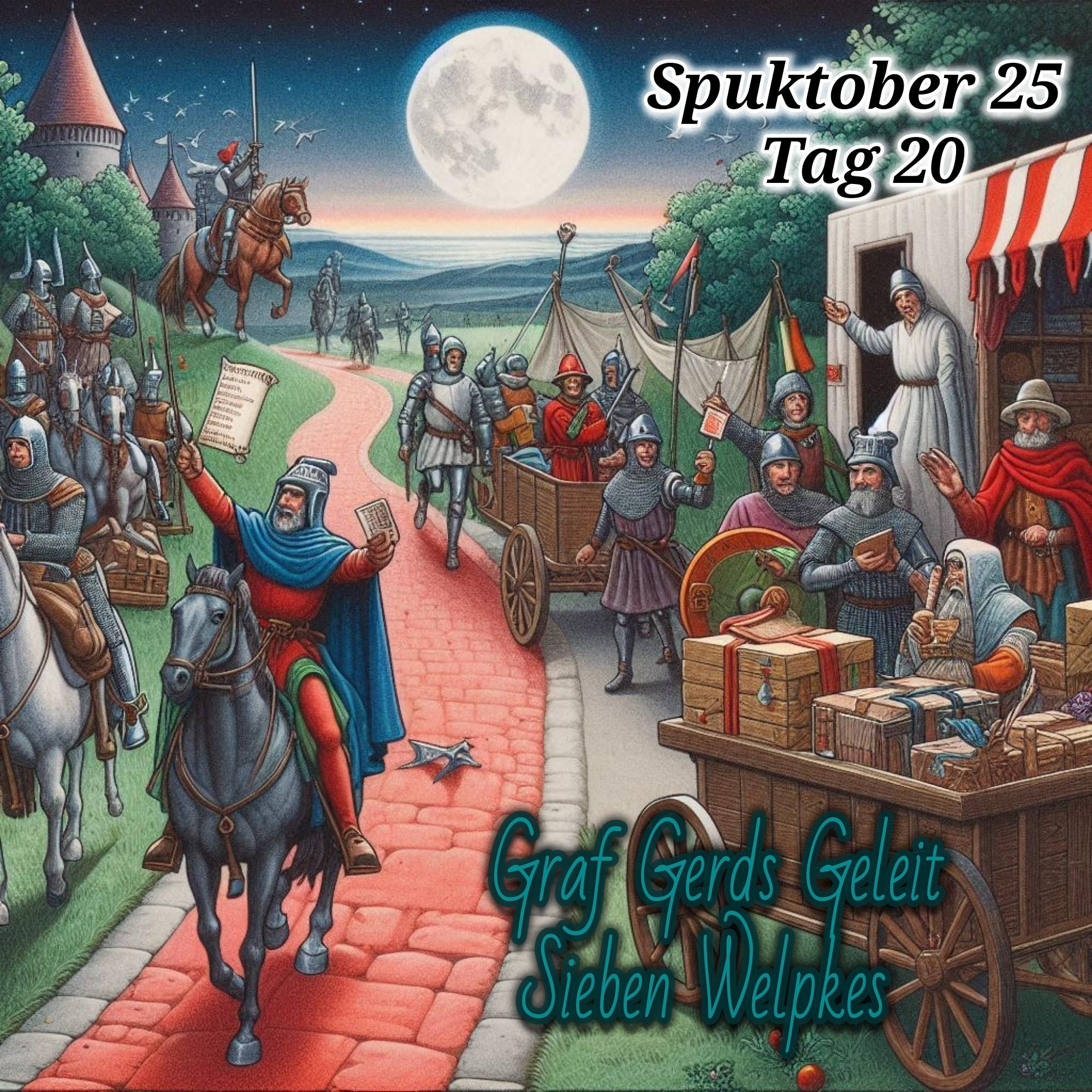 Geister Cafè - Spuktober 2025 - Tag 20 - Graf Gerds geleid und 7 Welpkes