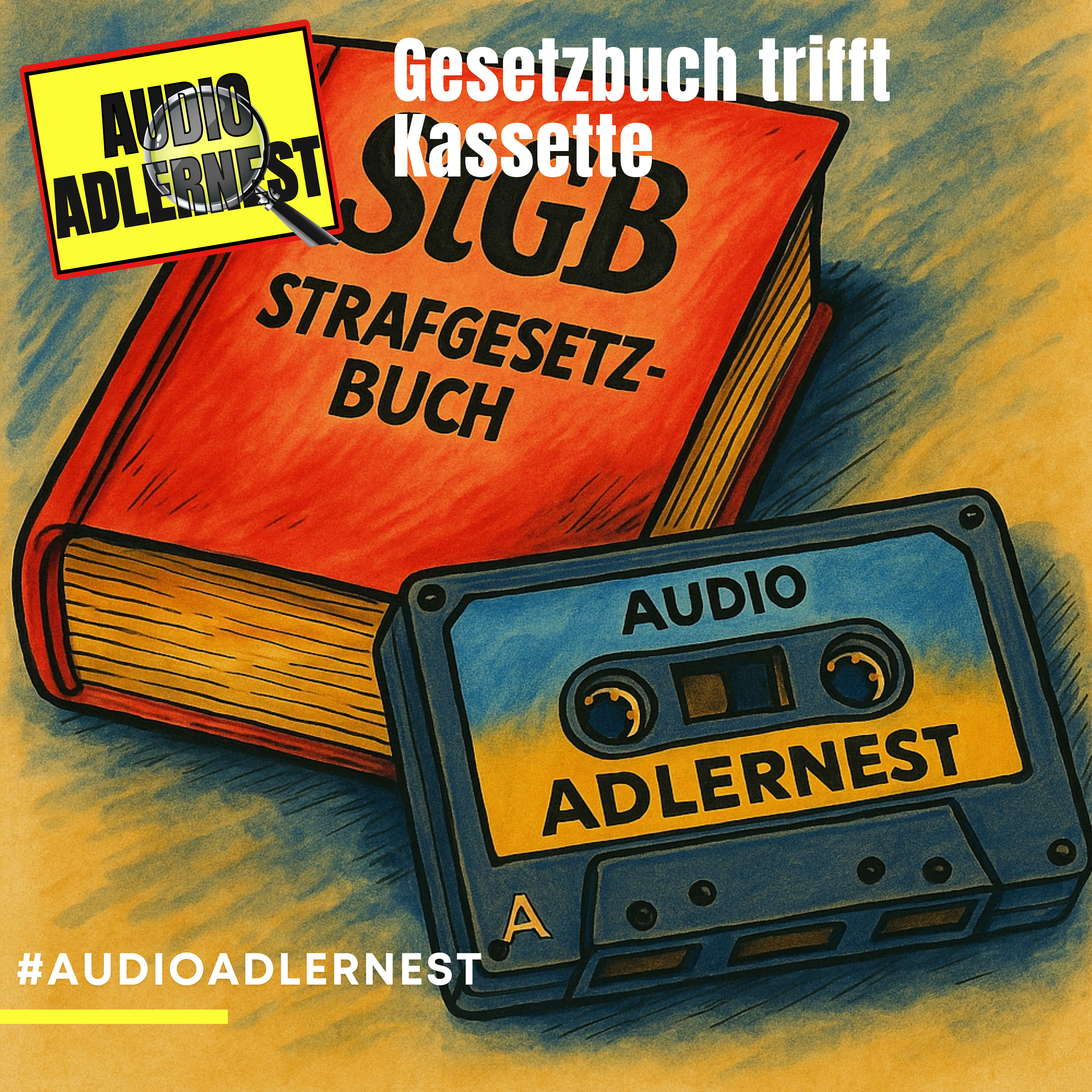 Gesetzbuch trifft Kassette I - TKKG Fälle aus der Sicht eines Anwalts - Audio Adlernest (#097)