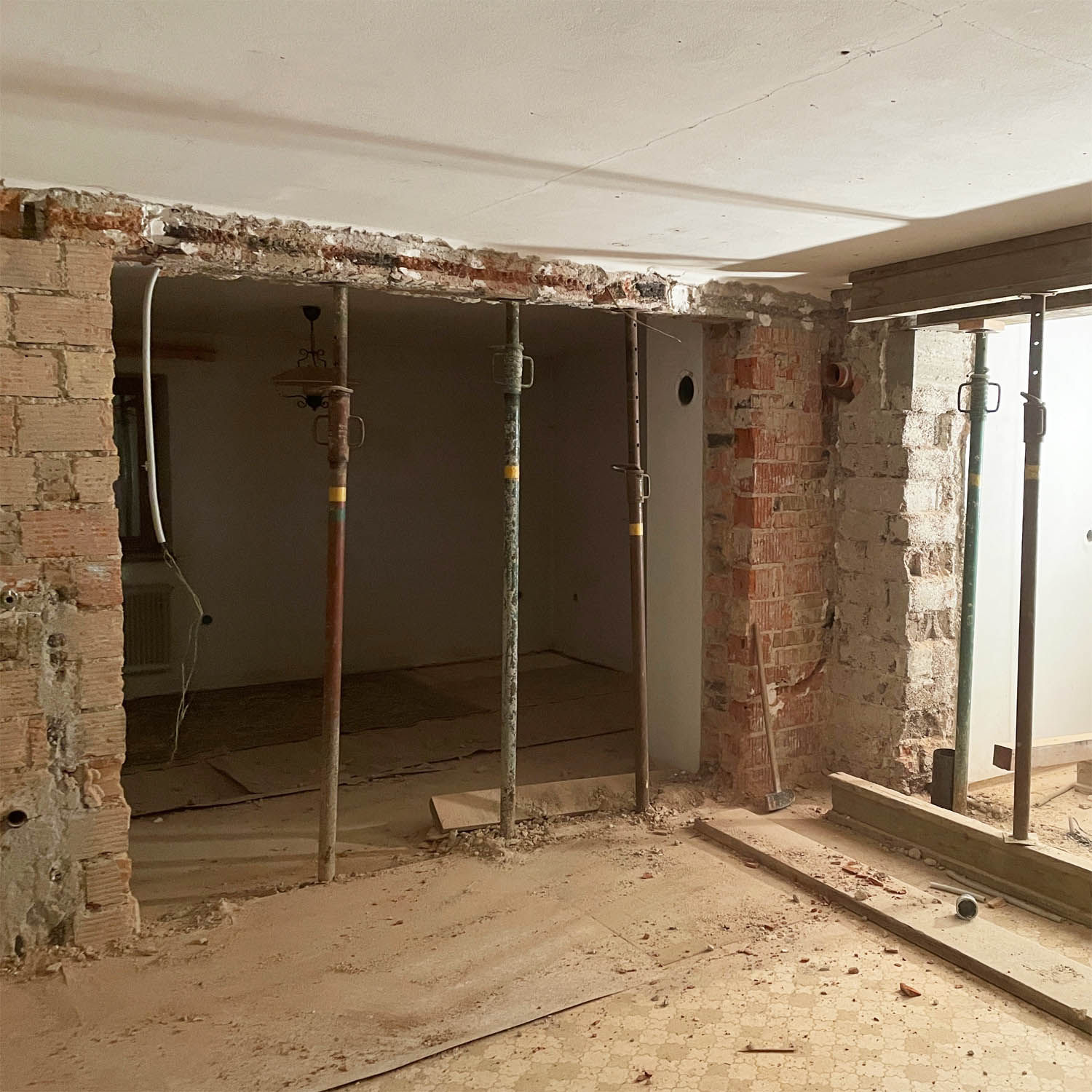 Gespräch über den Umbau